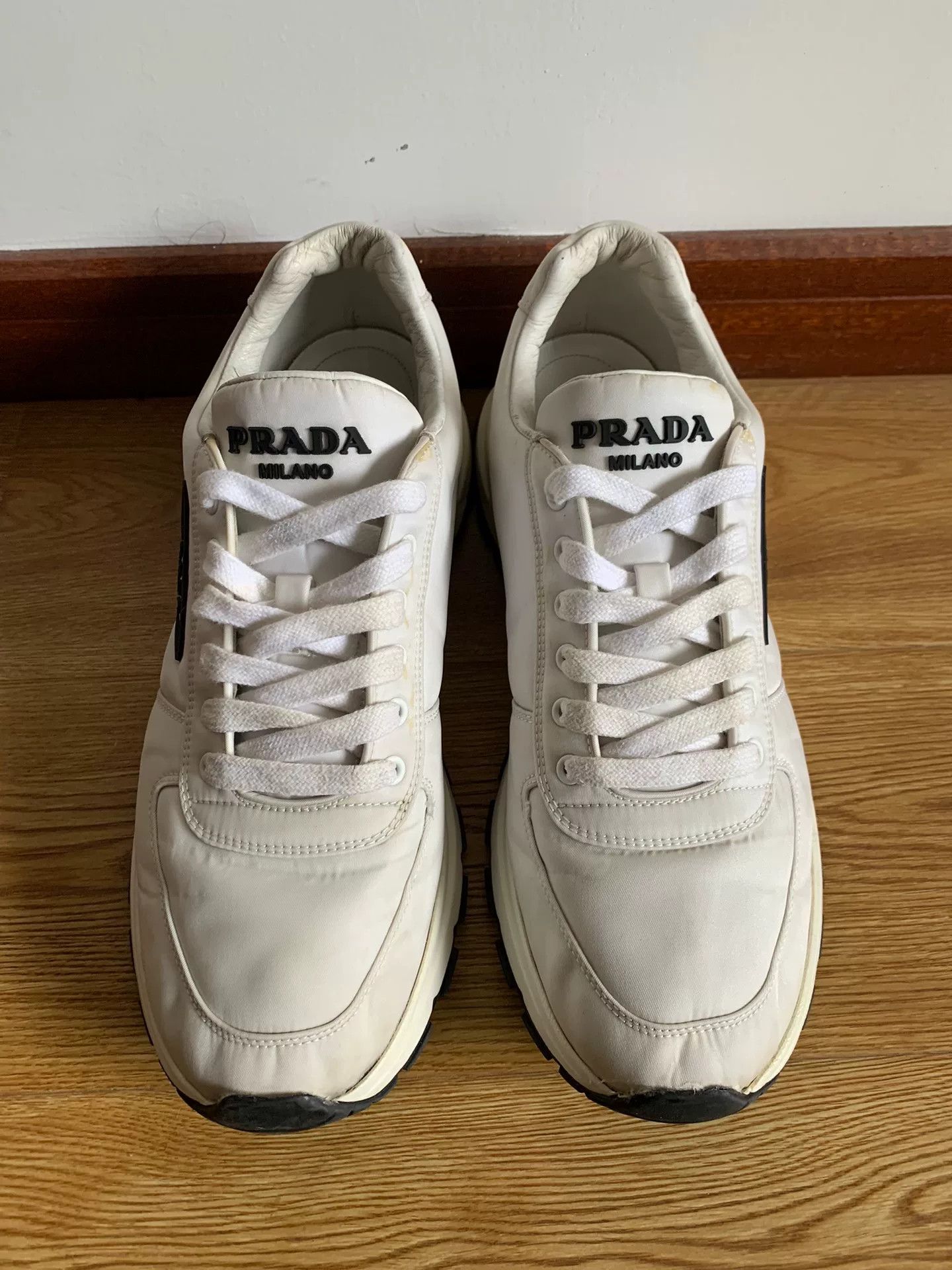 Prada Prada Recycled Nylon Triangle Logo Platform Shoes Size US 8.5 / EU 41-42 - 3 Thumbnail