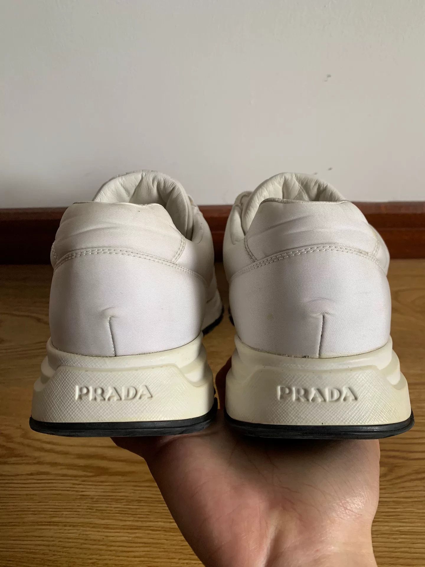 Prada Prada Recycled Nylon Triangle Logo Platform Shoes Size US 8.5 / EU 41-42 - 6 Thumbnail