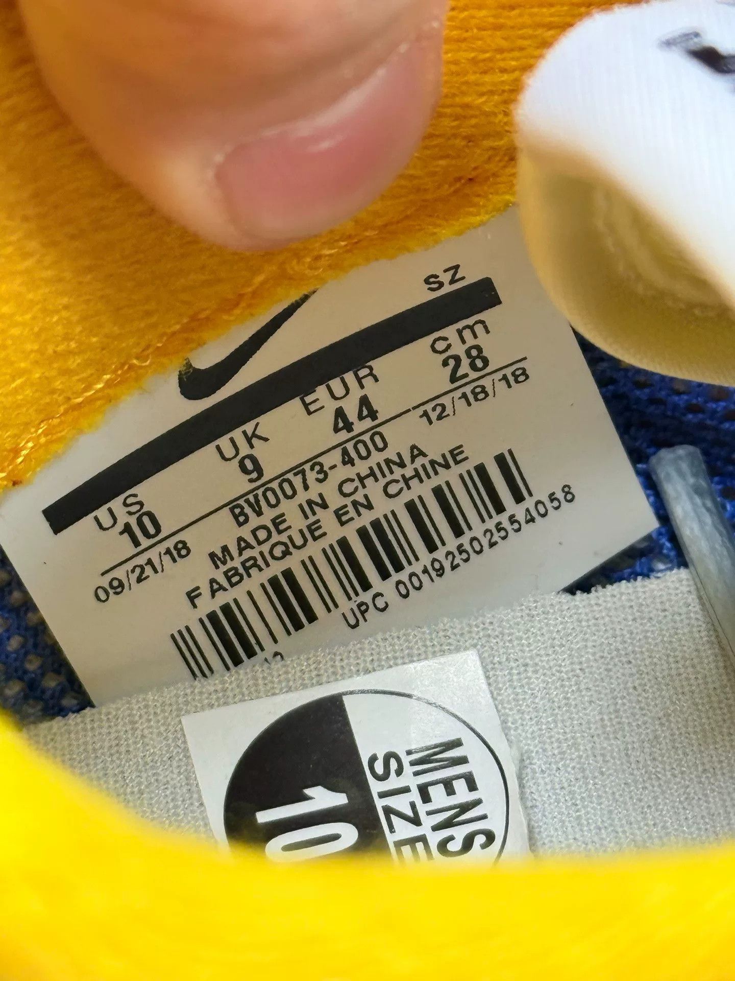 Sacai Sacai Blue Lowtop Sneakers 11 Men Size US 11 / EU 44 - 8 Thumbnail