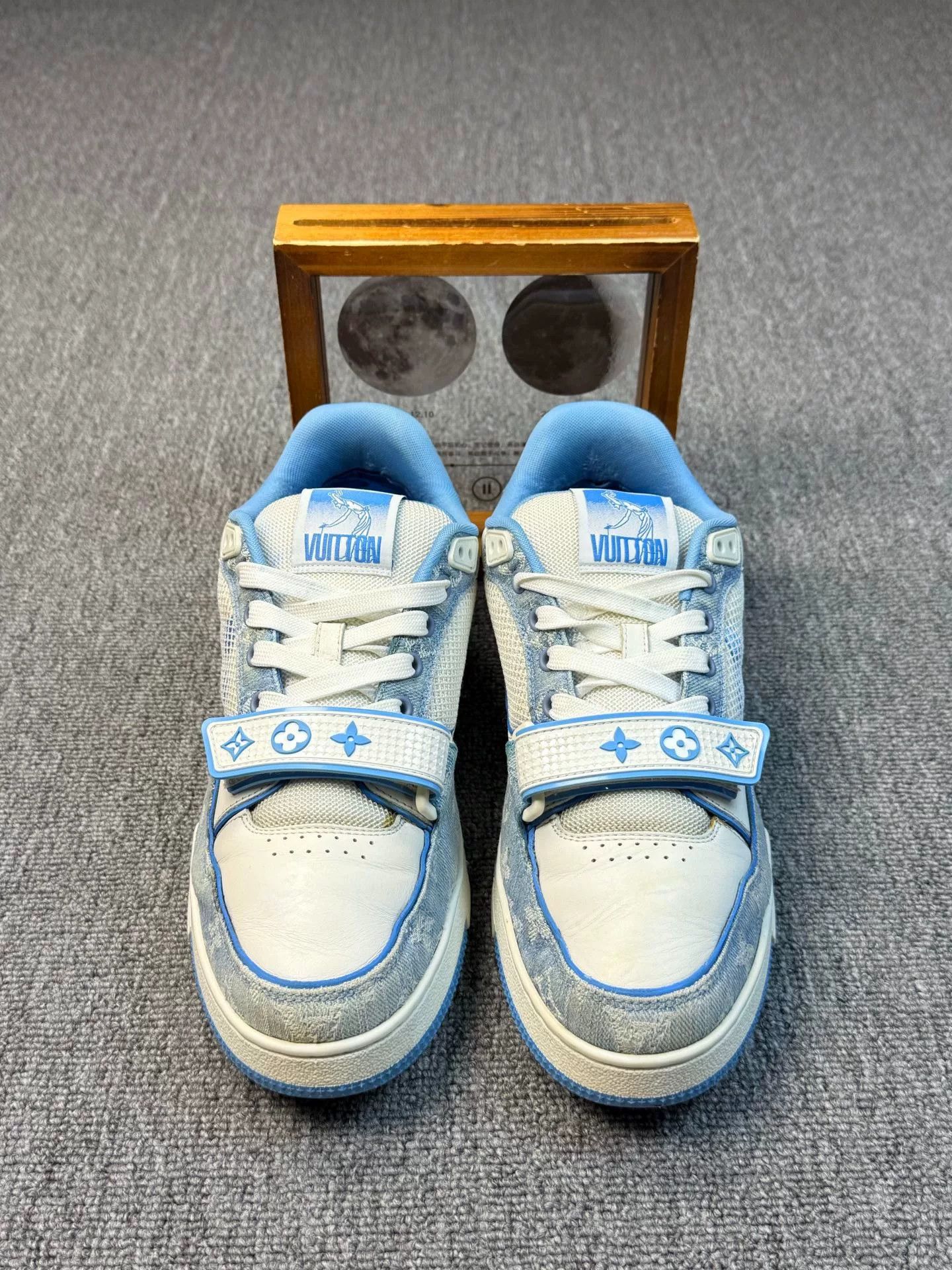 Louis Vuitton Louis Vuitton Training Blue Lowtop Sneakers 8 Men Size US 8 / EU 41 - 4 Thumbnail