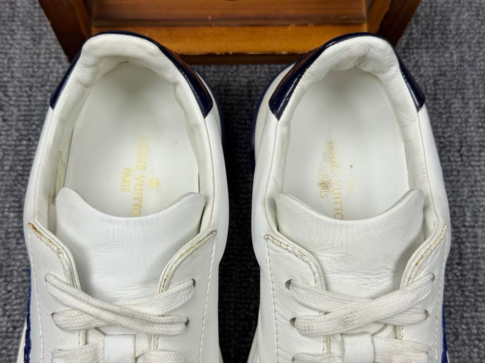 Louis Vuitton Louis Vuitton Blue Lowtop Sneakers it_36-5 Women Size US 6.5 / IT 36.5 - 9 Thumbnail