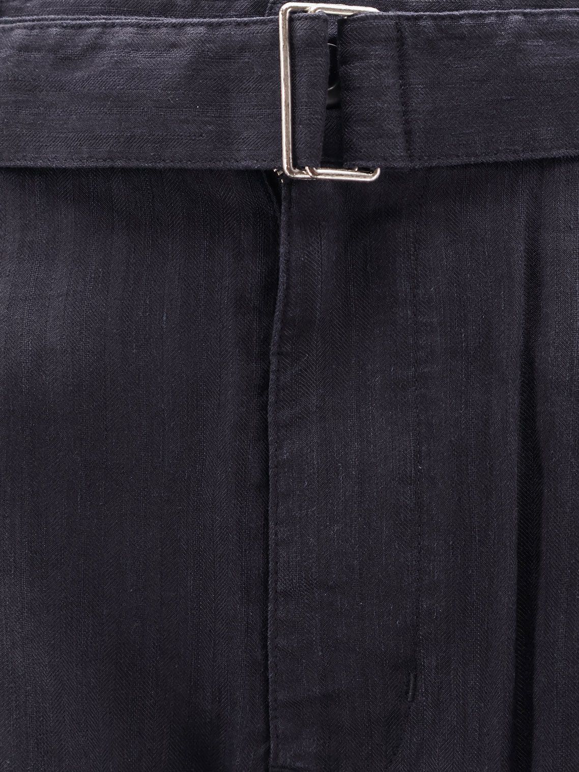 TONYWACK Linen Blend Trousers Size US 32 / EU 48 - 3 Thumbnail