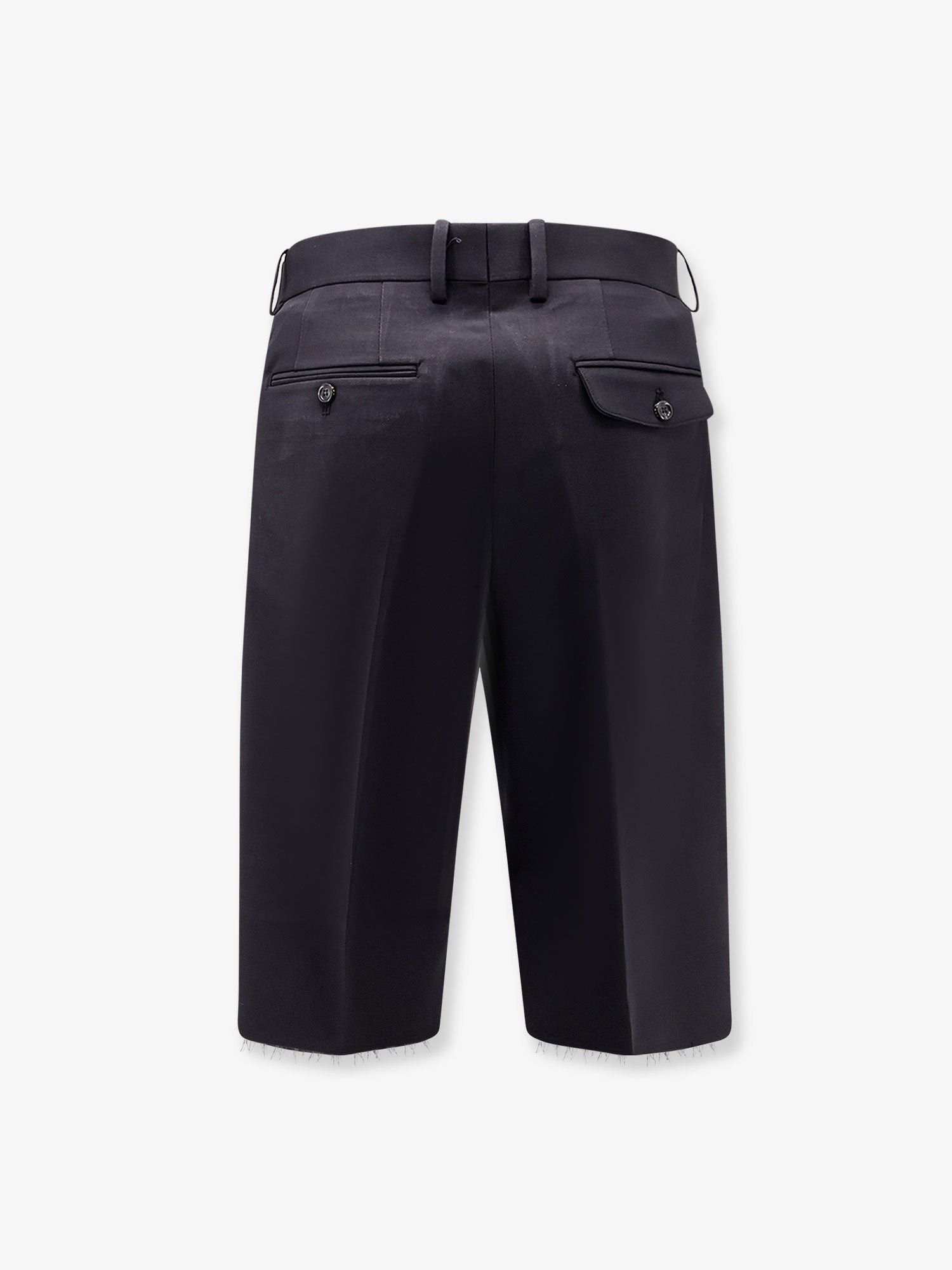 TONYWACK Wool Blend Bermuda Shorts With Frontale Pinces Size US 32 / EU 48 - 2 Thumbnail