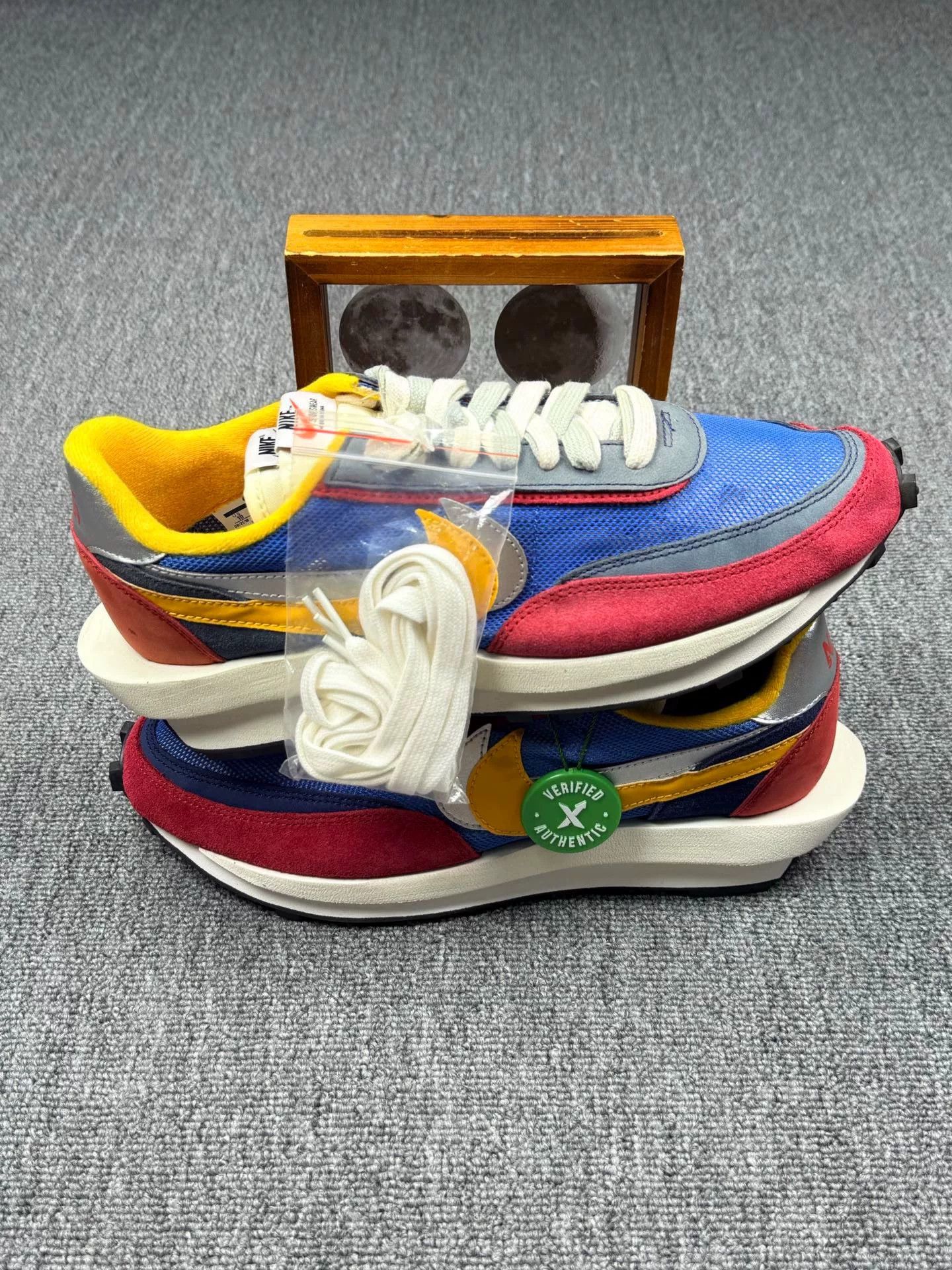 Sacai Sacai Blue Lowtop Sneakers 11 Men Size US 11 / EU 44 - 2 Thumbnail