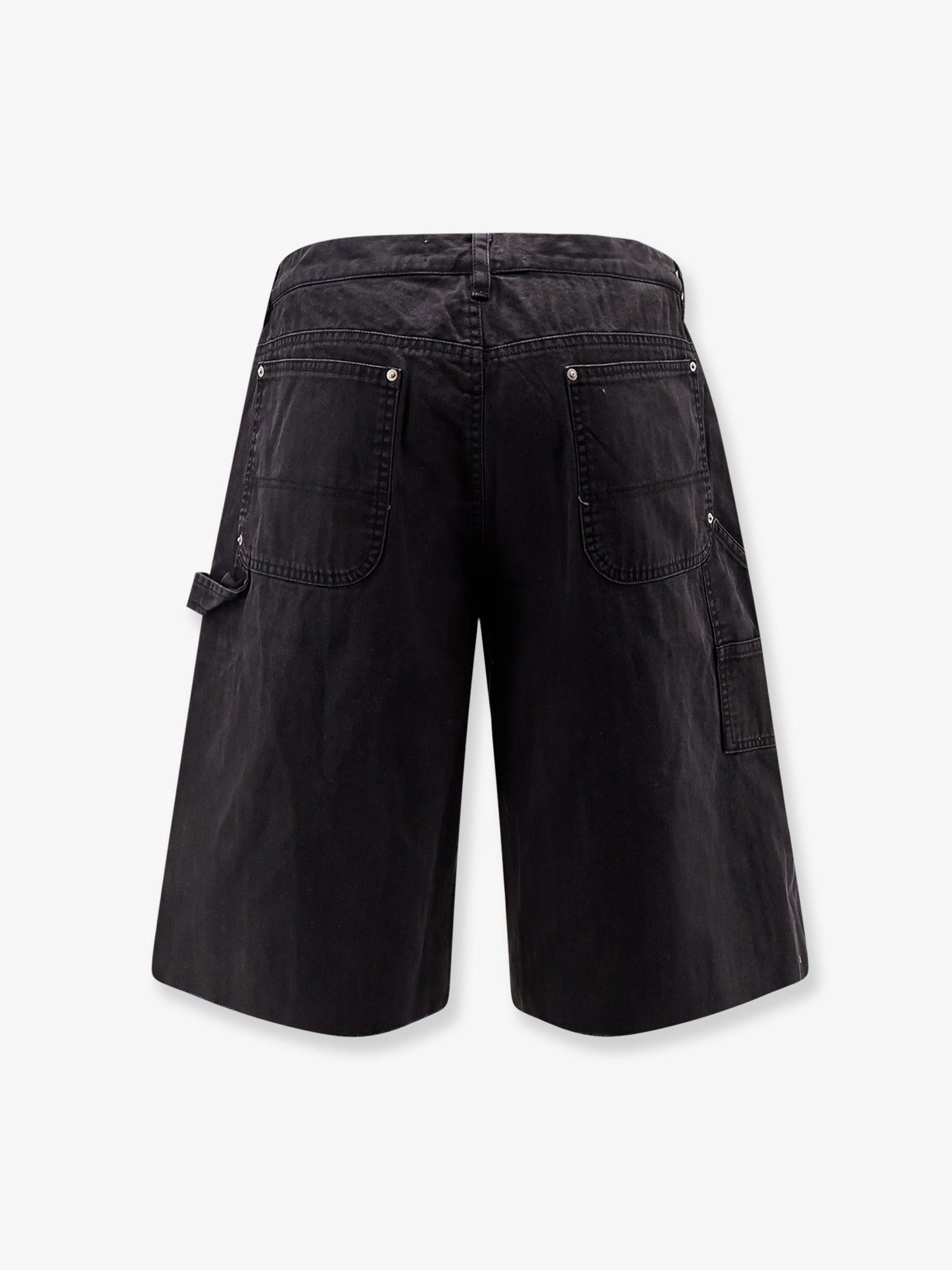 TONYWACK Cotton Cargo Bermuda Shorts With Distressed Effect Size US 30 / EU 46 - 2 Thumbnail