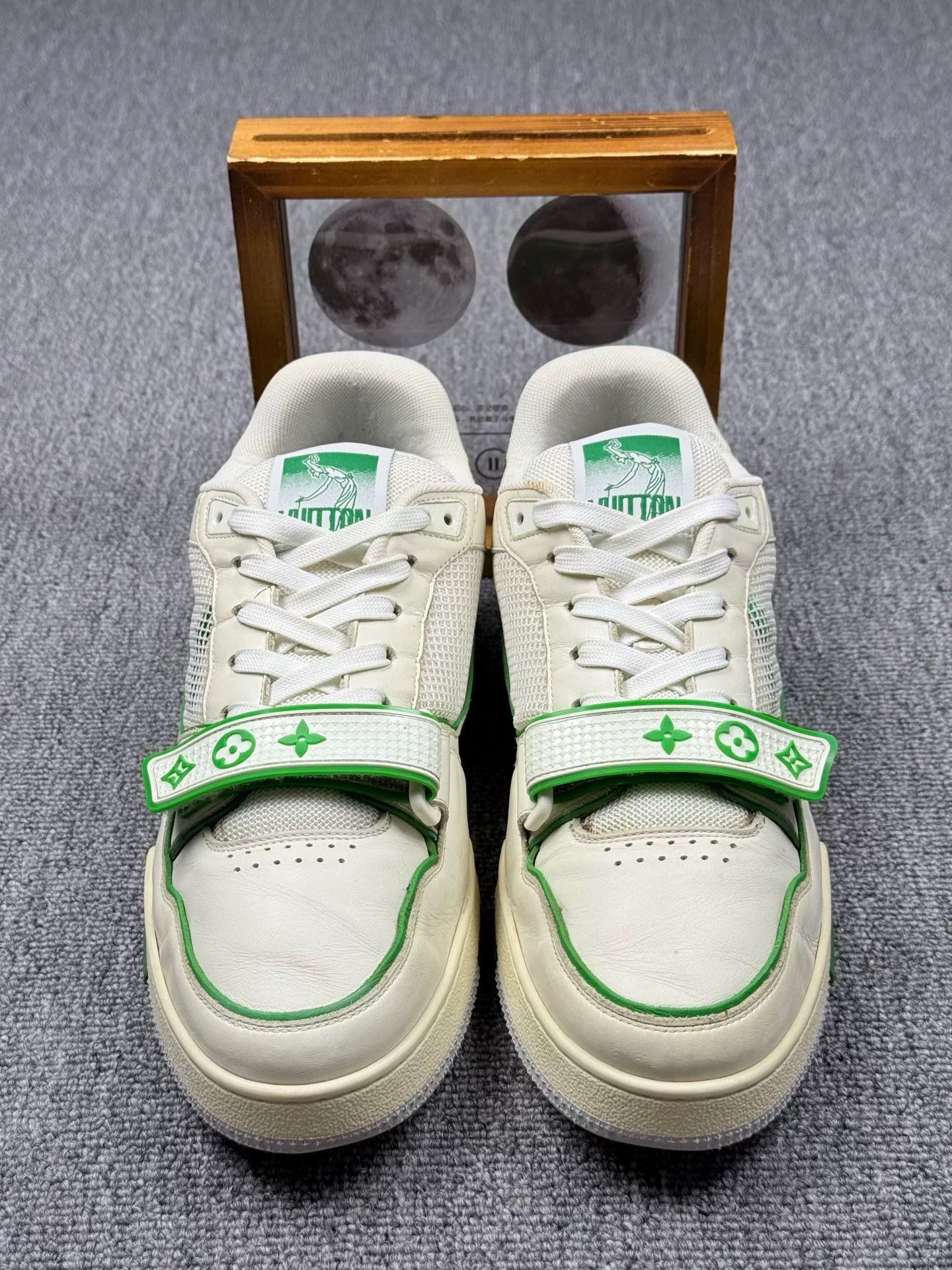 Louis Vuitton Louis Vuitton Training Green Lowtop Sneakers 8 Men Size US 8 / EU 41 - 4 Thumbnail