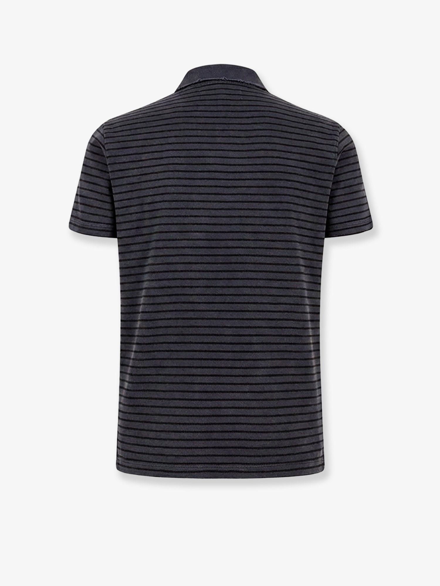 TONYWACK Cotton Polo Shirt With Striped Profiles Size US L / EU 52-54 / 3 - 2 Thumbnail