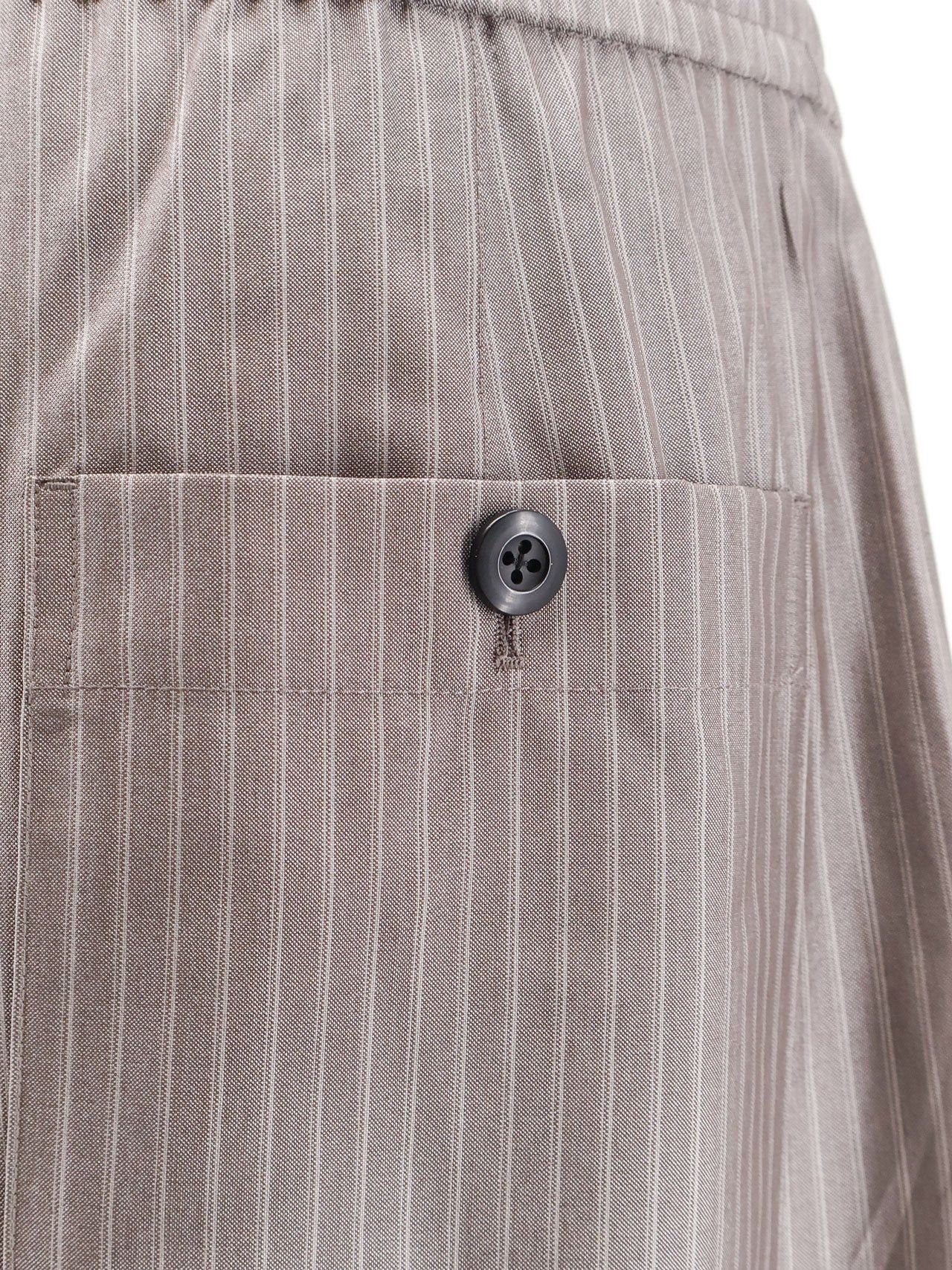 TONYWACK Silk, Polyester And Wool Blend Trousers Size 28" / US 6 / IT 42 - 3 Thumbnail