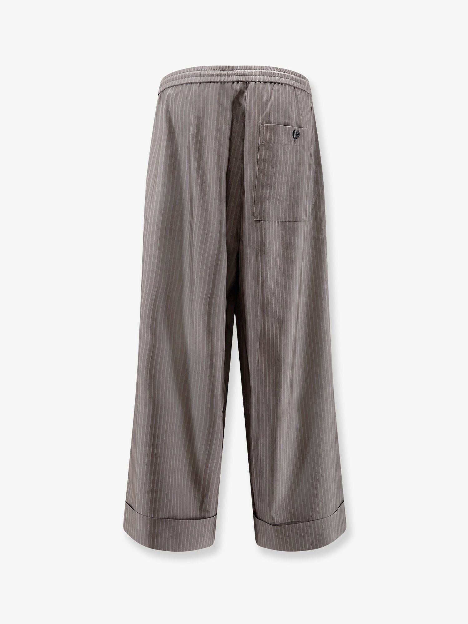 TONYWACK Silk, Polyester And Wool Blend Trousers Size 30" / US 8 / IT 44 - 2 Thumbnail