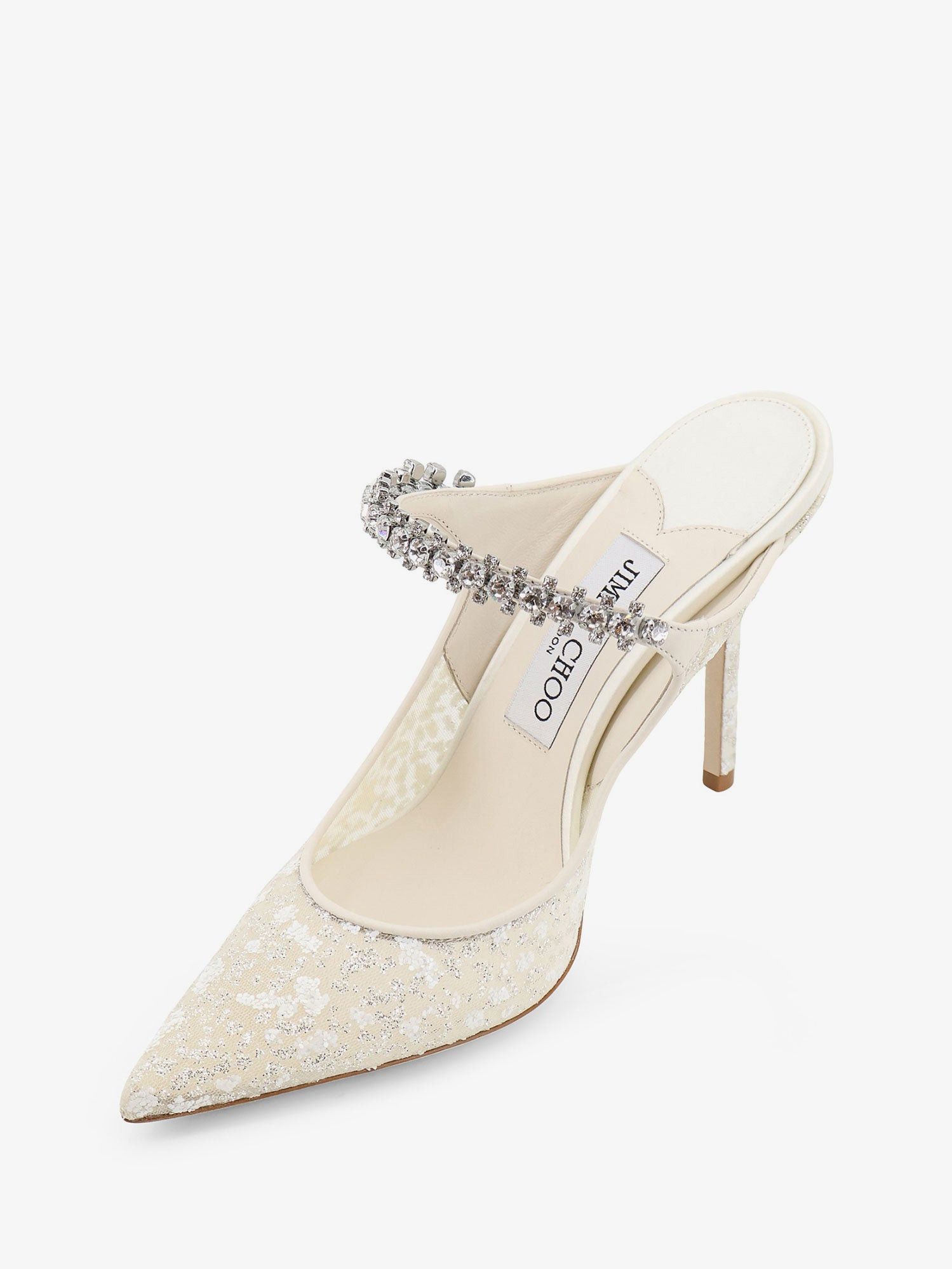 Jimmy Choo Embroidered Tulle Decollete Size US 7 / IT 37 - 4 Thumbnail