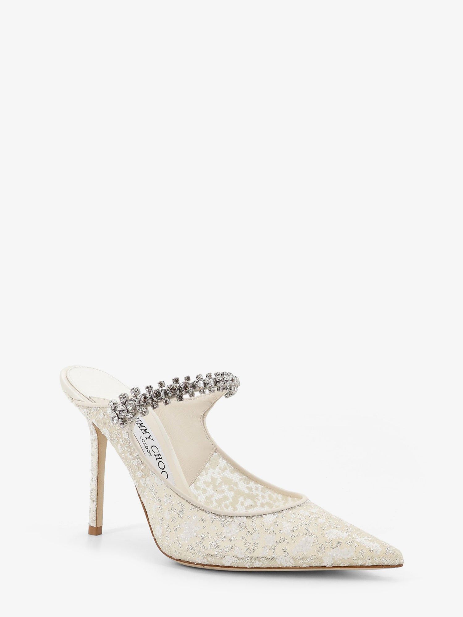 Jimmy Choo Embroidered Tulle Decollete Size US 10 / IT 40 - 2 Thumbnail