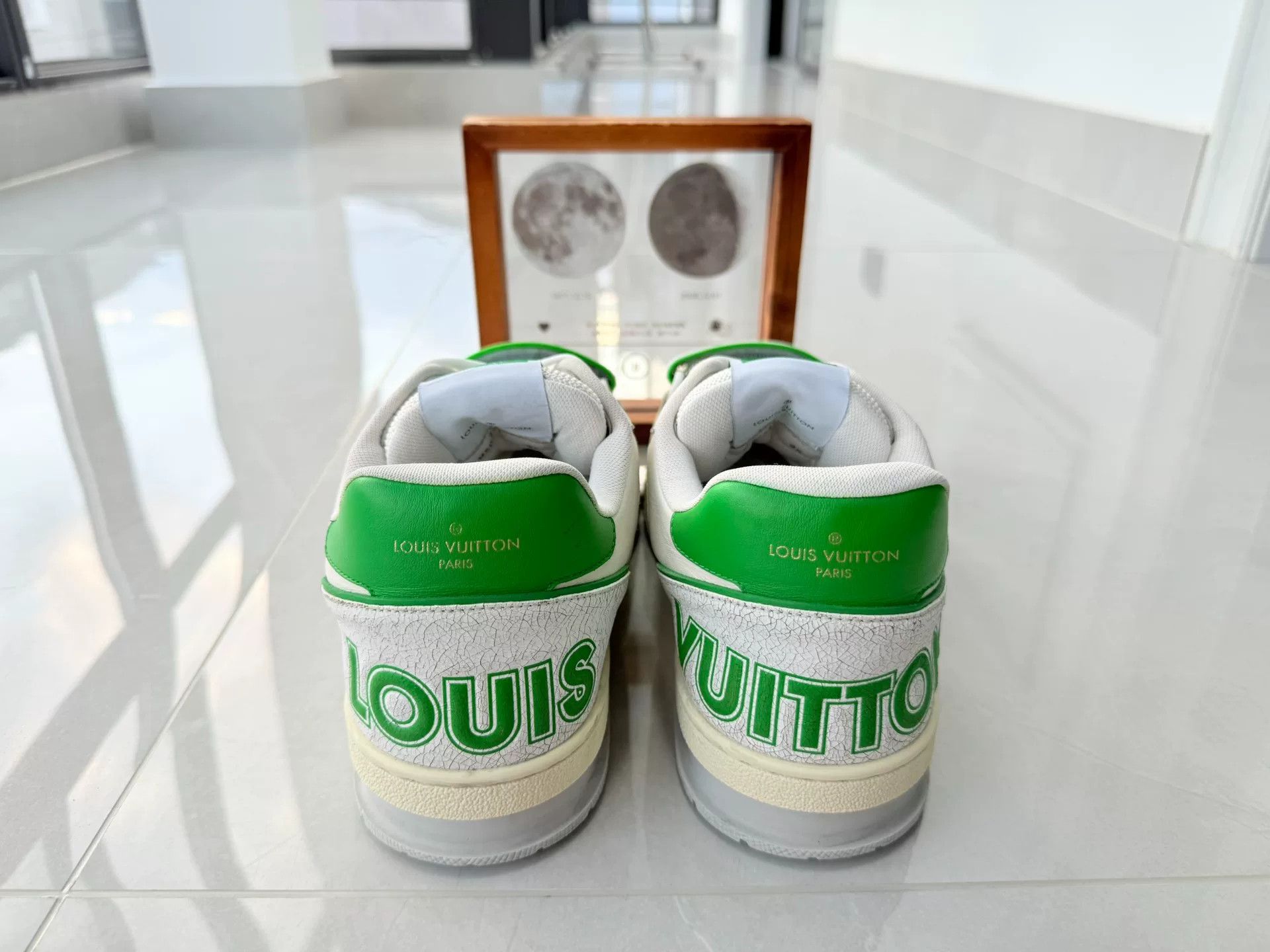 Louis Vuitton Louis Vuitton Training Green Lowtop Sneakers 8 Men Size US 8 / EU 41 - 5 Thumbnail