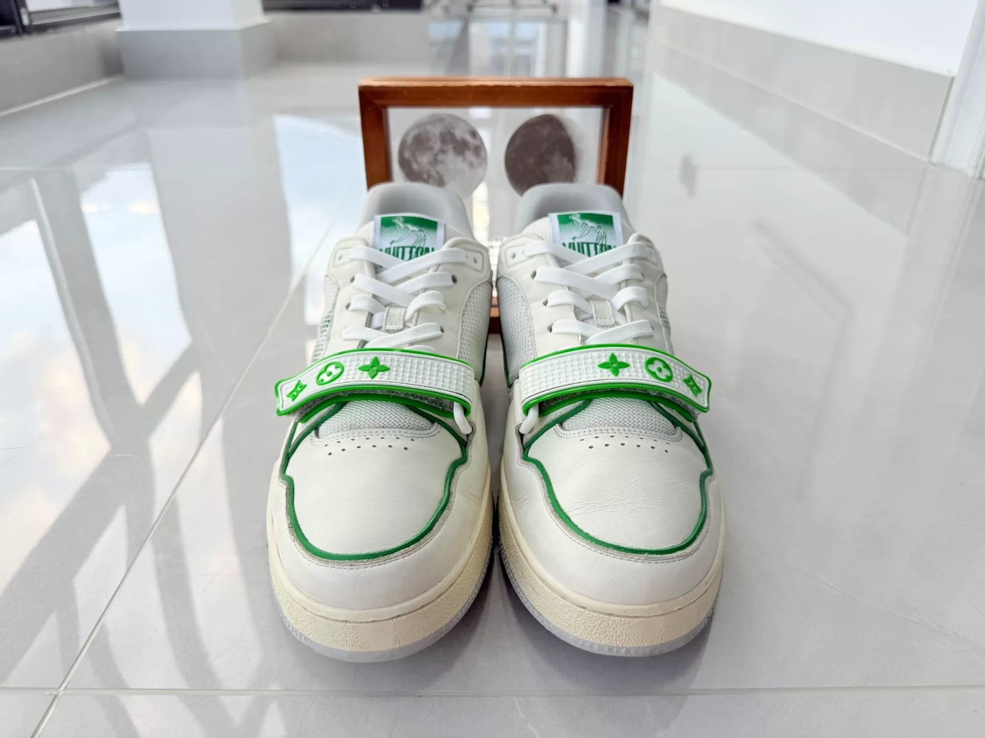 Louis Vuitton Louis Vuitton Training Green Lowtop Sneakers 8 Men Size US 8 / EU 41 - 4 Thumbnail