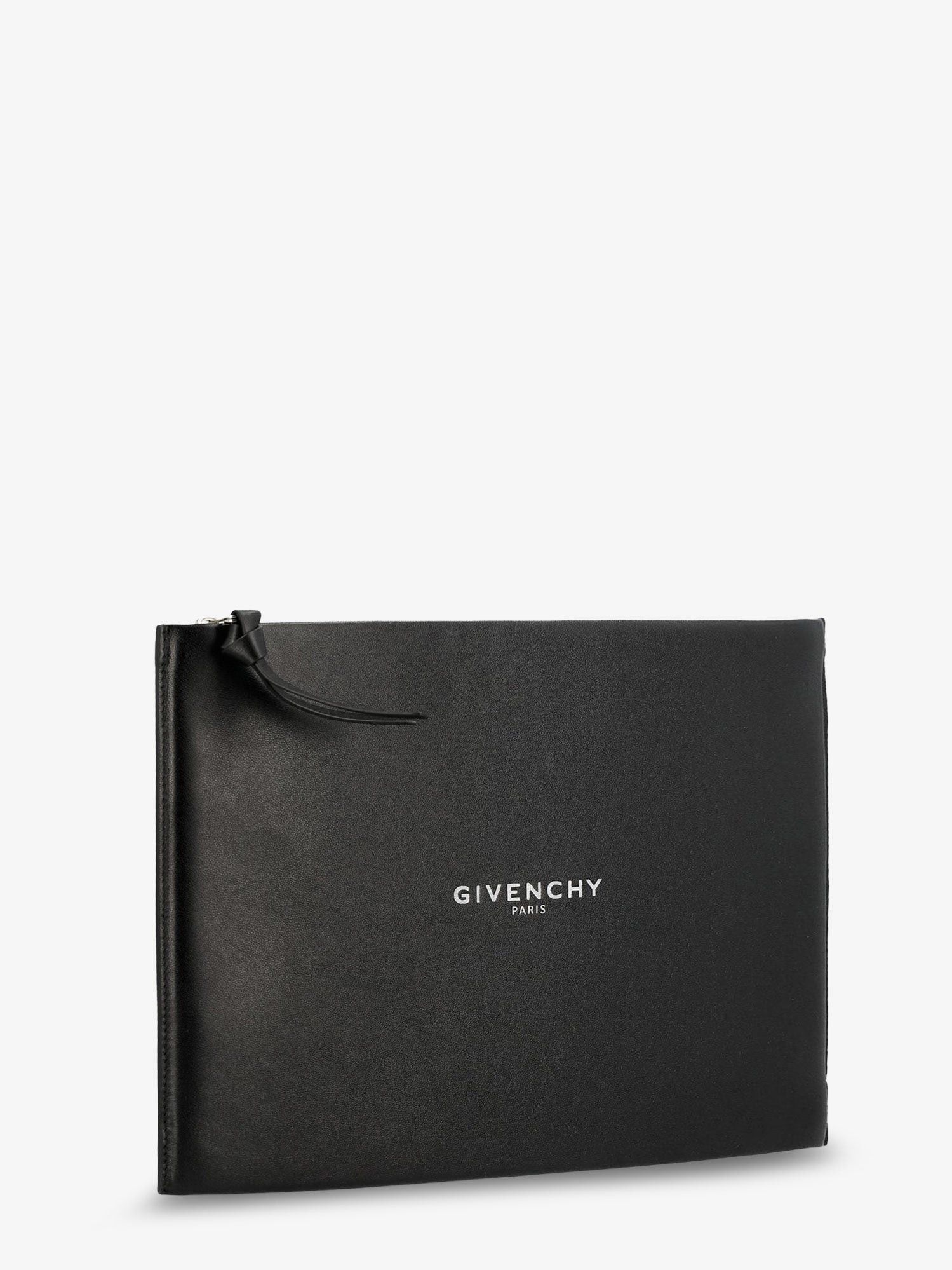 Givenchy Leather Clutch Bag With Lettering Logo On The Front Size ONE SIZE - 3 Thumbnail