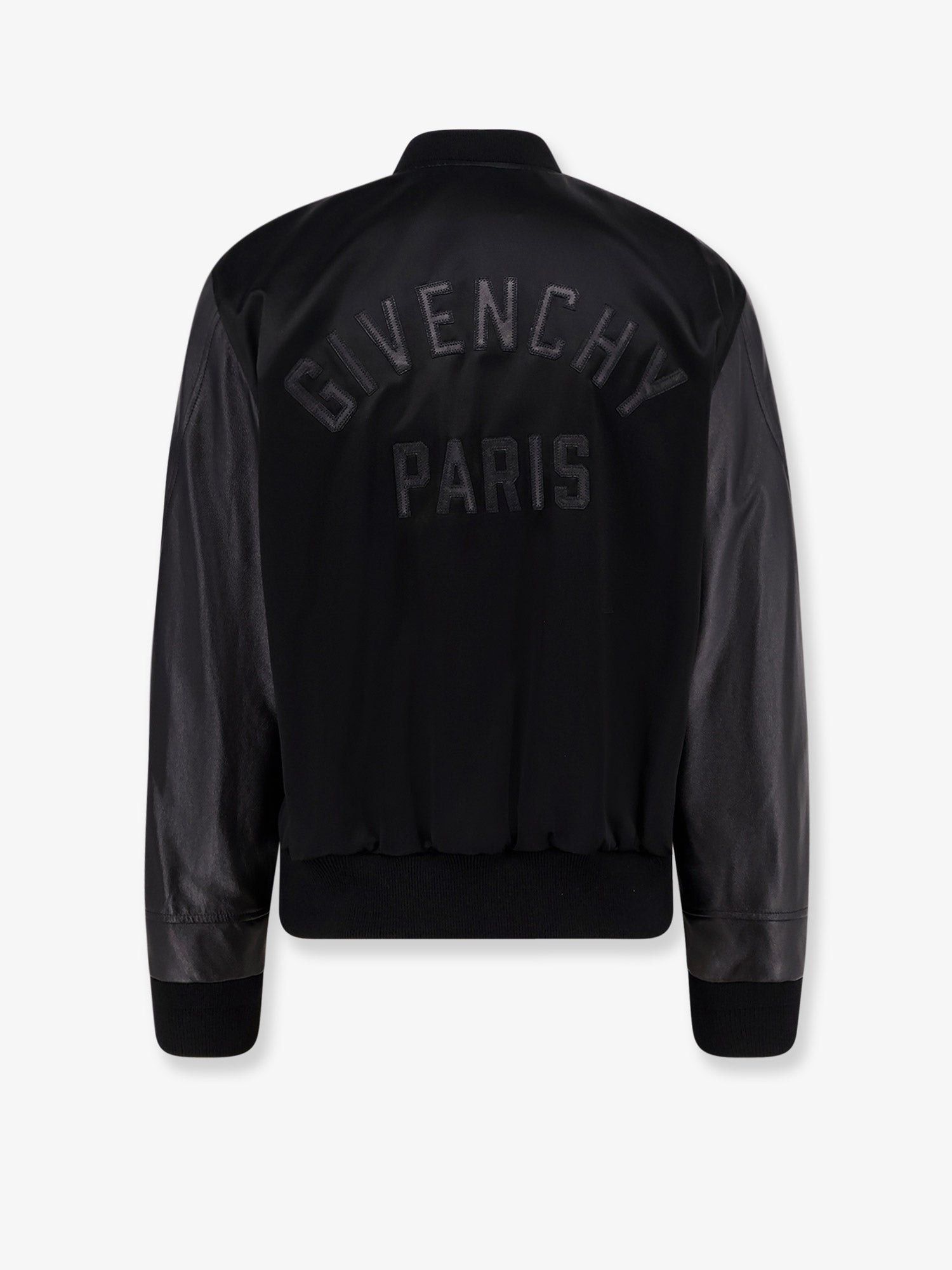 Givenchy Cotton And Nylon Jacket With Leather Sleeves Size US L / EU 52-54 / 3 - 4 Thumbnail