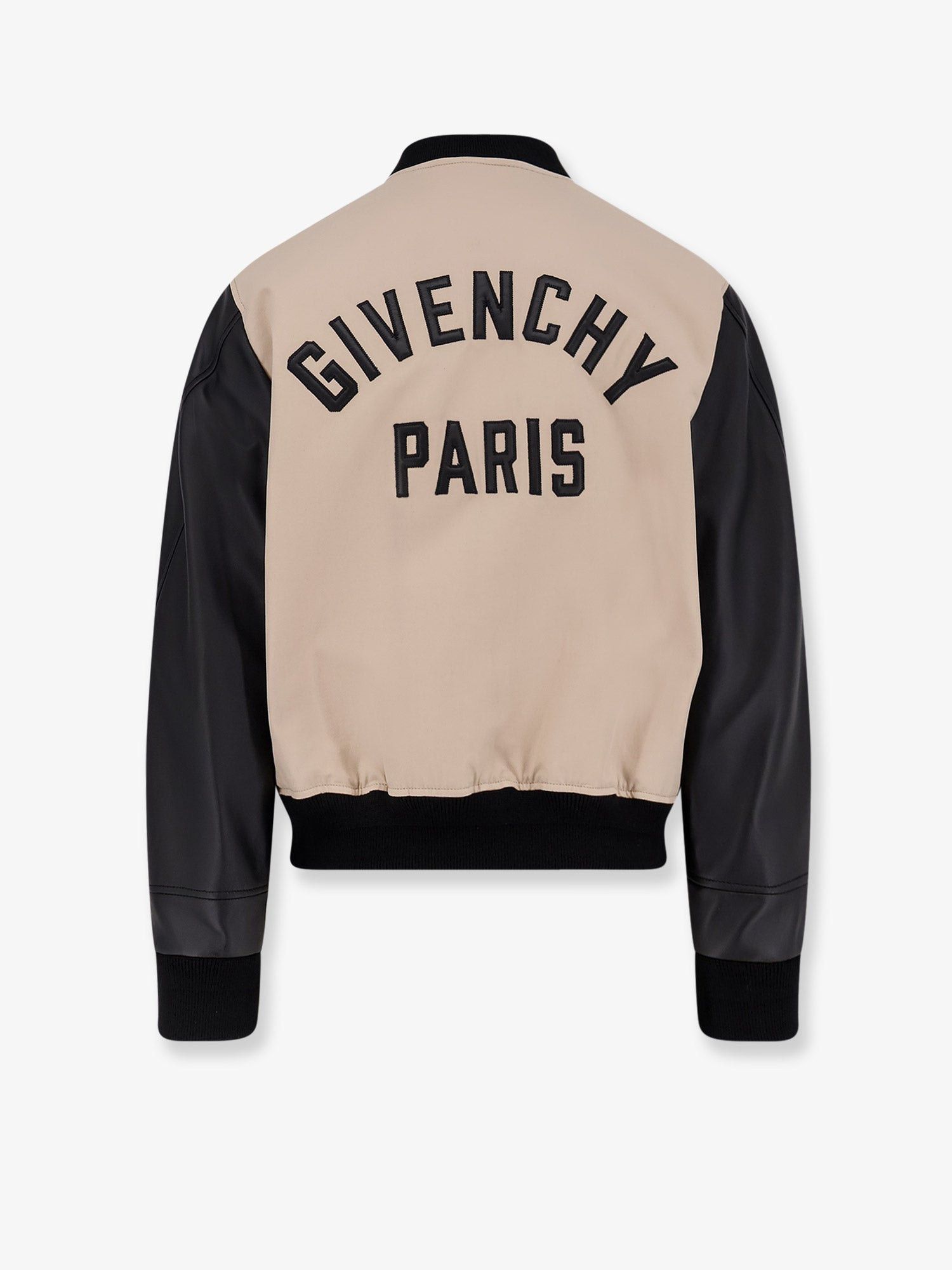 Givenchy Cotton Jacket With Leather Sleeves Size US M / EU 48-50 / 2 - 2 Thumbnail