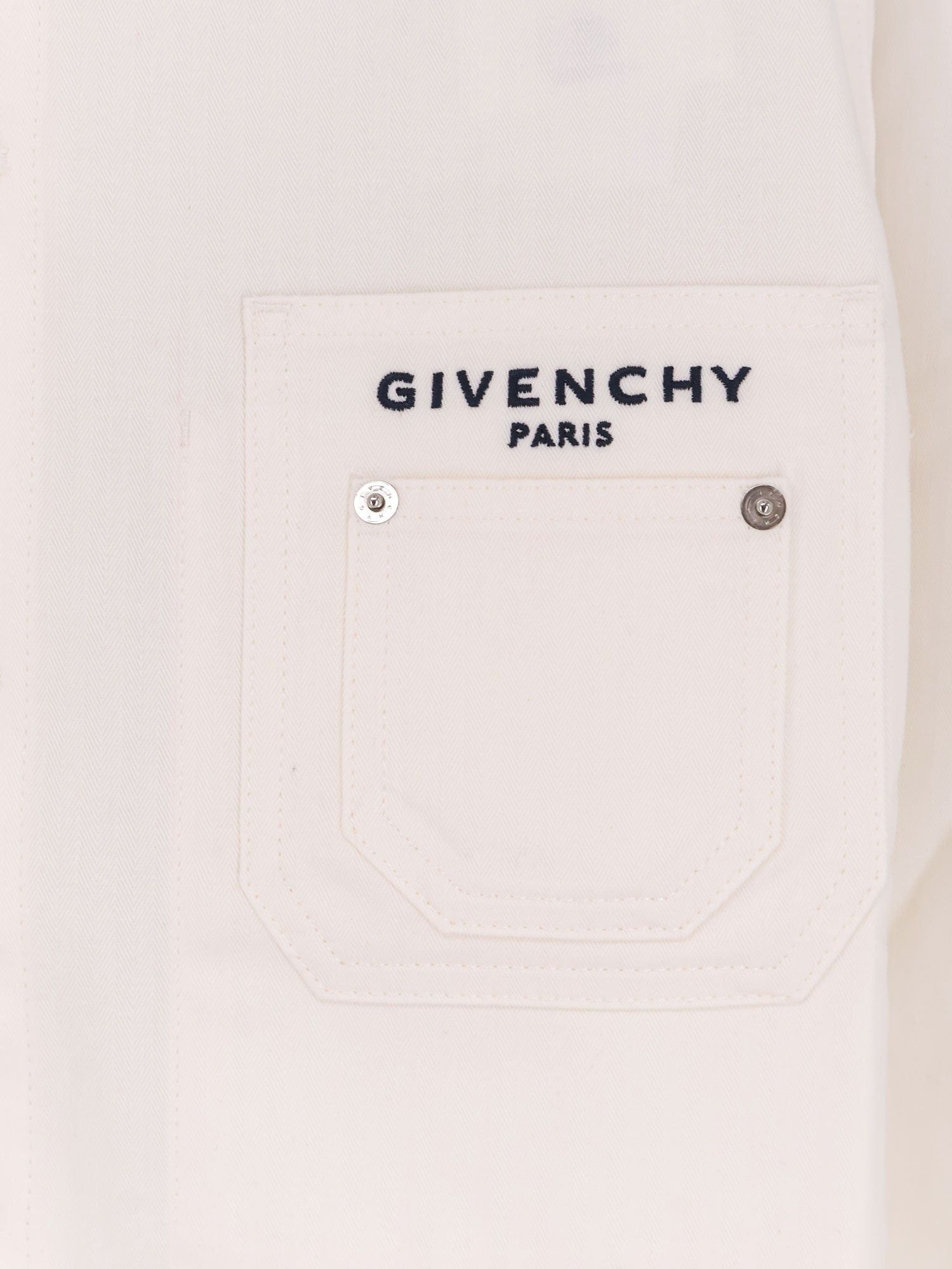 Givenchy Denim Jacket With Iconic Lettering Logo On The Front Size US M / EU 48-50 / 2 - 3 Thumbnail