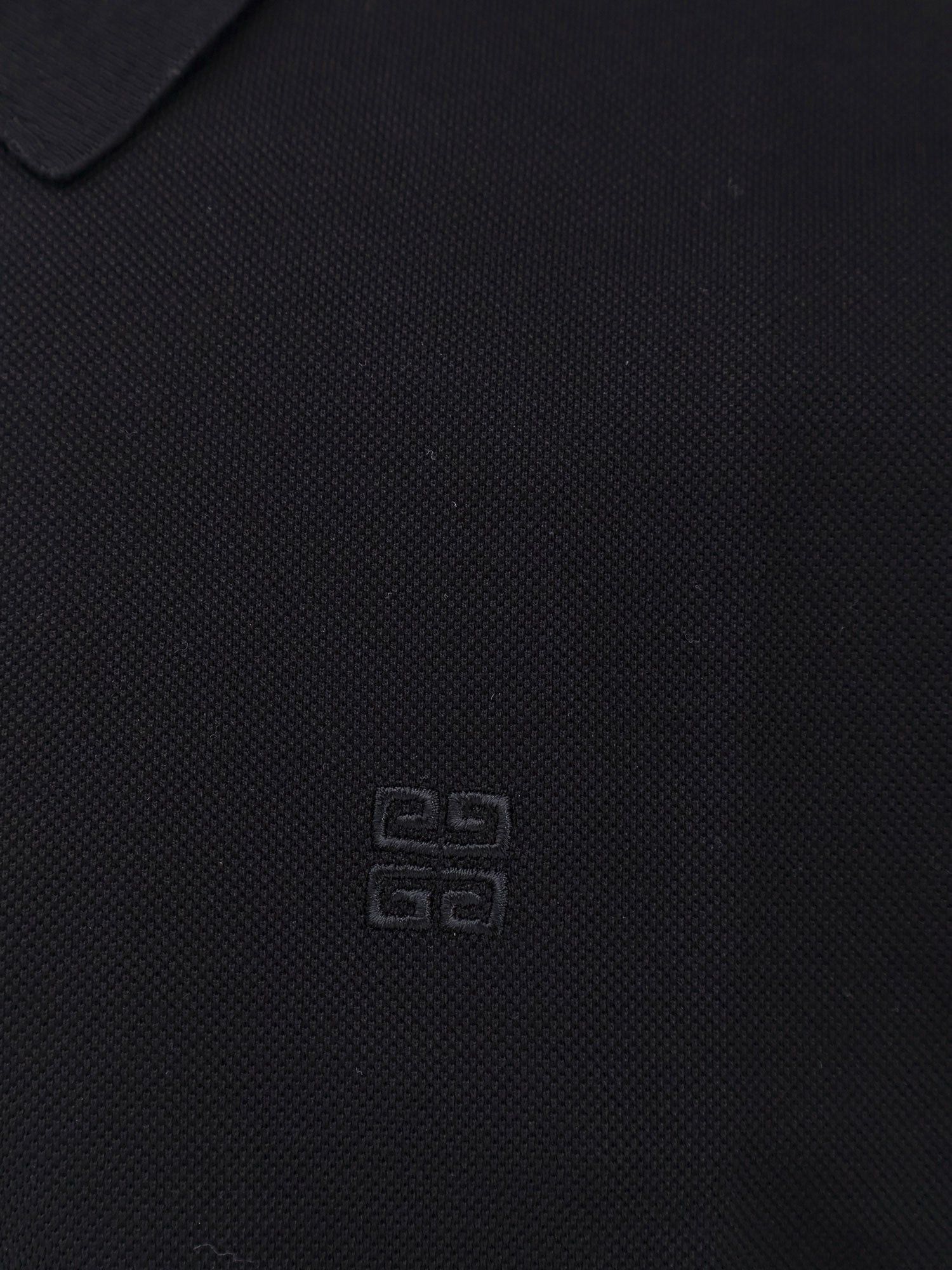 Givenchy Pique Cotton Polo Shirt With 4G Embroidery Size US L / EU 52-54 / 3 - 5 Thumbnail