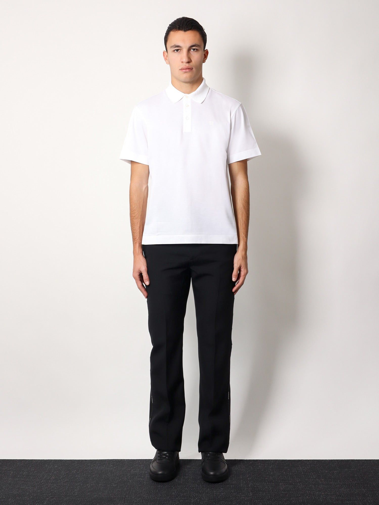 Givenchy Pique Cotton Polo Shirt With 4G Embroidery Size US XL / EU 56 / 4 - 3 Thumbnail