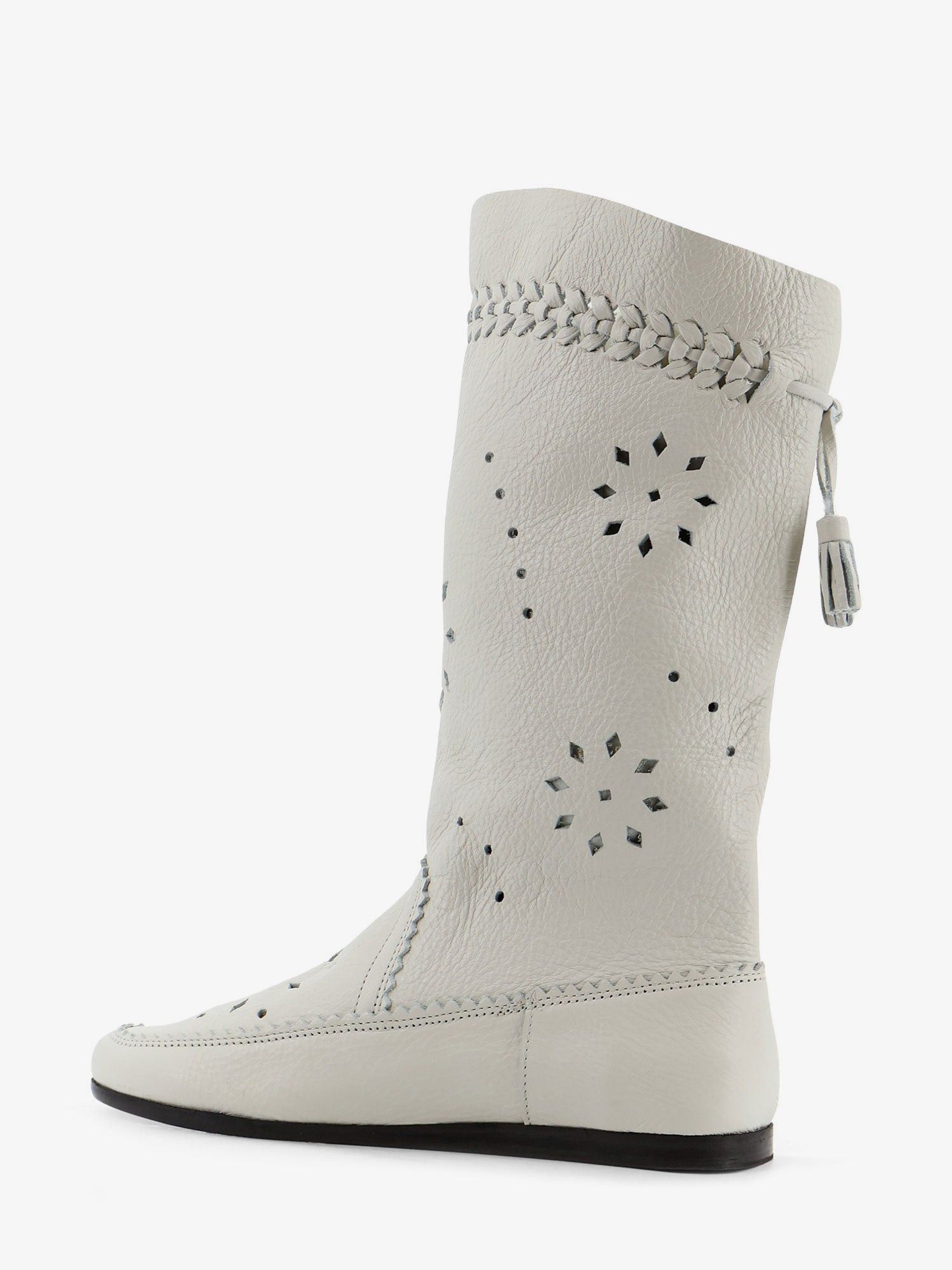 Isabel Marant Welky Leather Boots With Cut-Out Details Size US 6 / IT 36 - 3 Thumbnail
