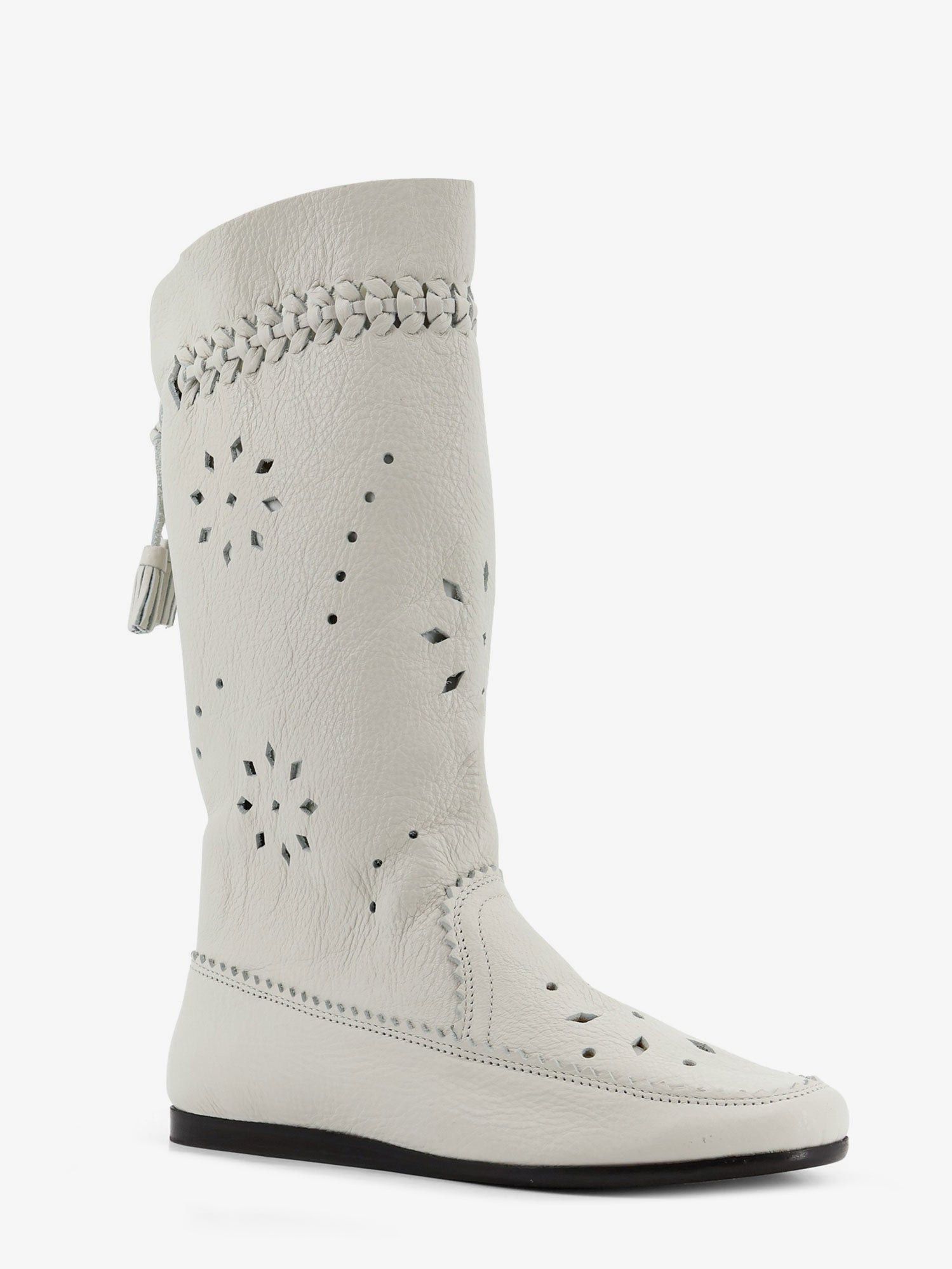 Isabel Marant Welky Leather Boots With Cut-Out Details Size US 8 / IT 38 - 2 Thumbnail