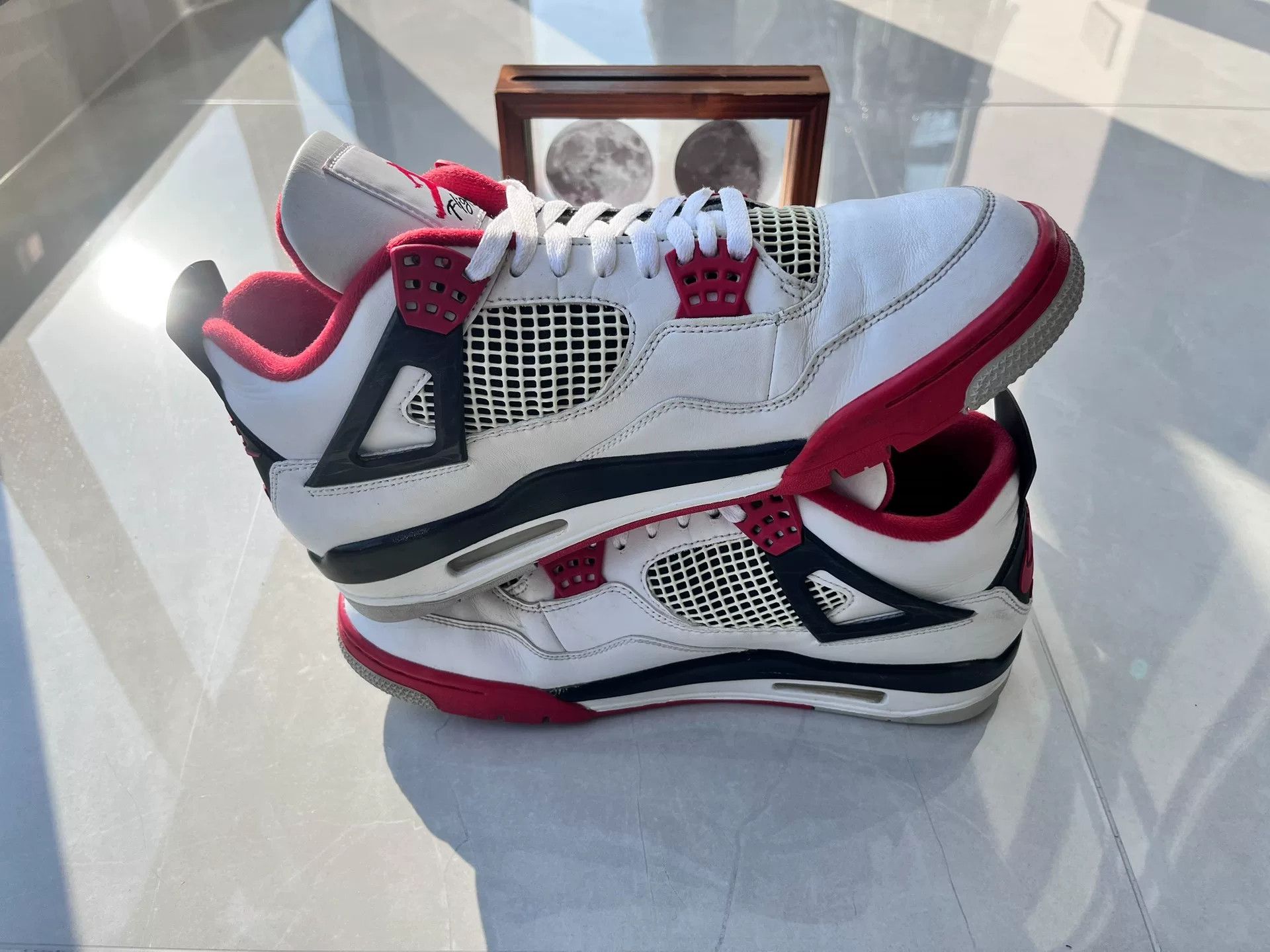 Nike Nike AJ4 Red Lowtop Sneakers 12 Men Size US 12 / EU 45 - 3 Thumbnail