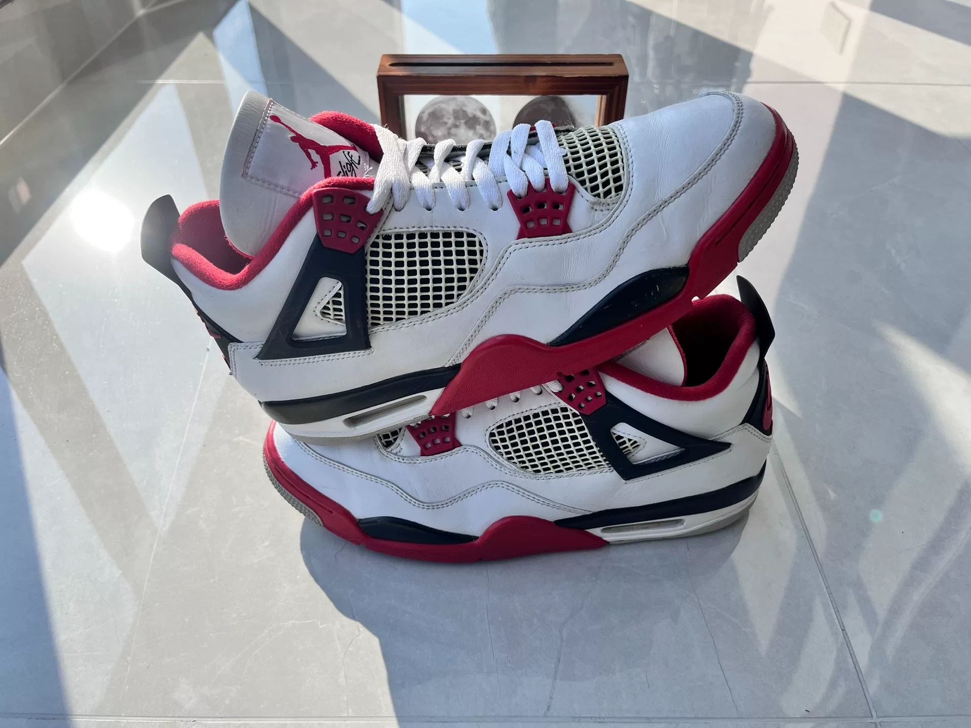 Nike Nike AJ4 Red Lowtop Sneakers 12 Men Size US 12 / EU 45 - 2 Thumbnail