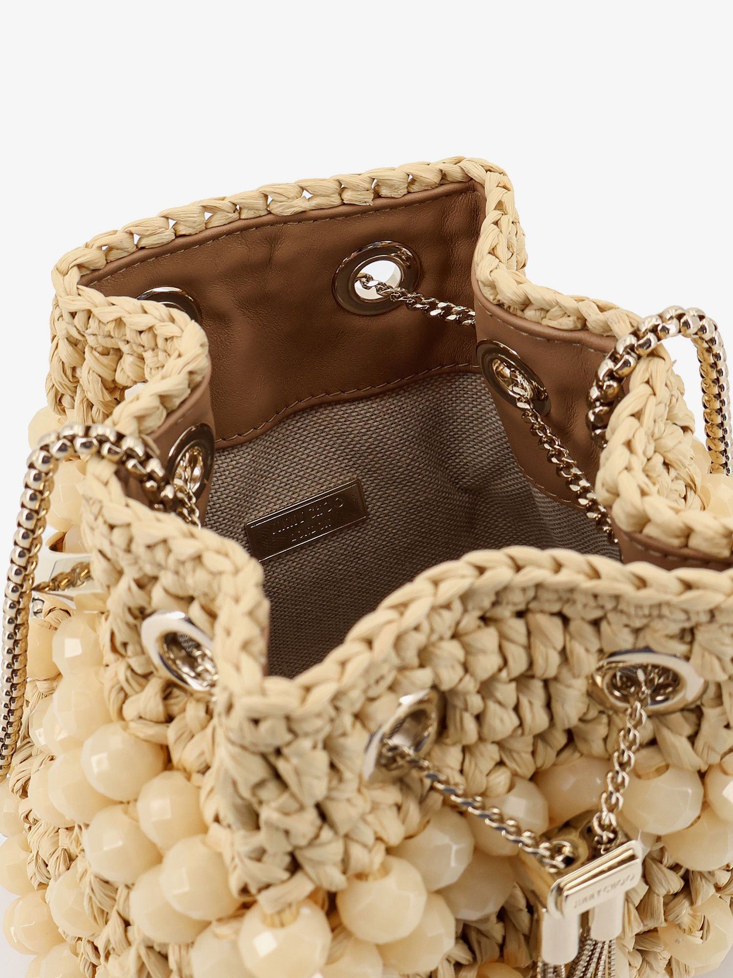 Jimmy Choo Bon Bon Raffia Bucket Bag Size ONE SIZE - 4 Thumbnail