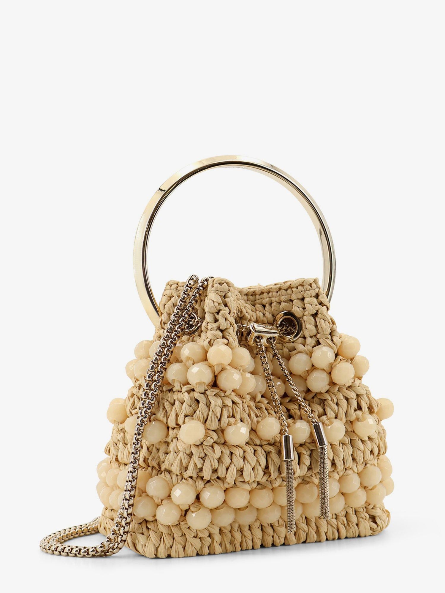 Jimmy Choo Bon Bon Raffia Bucket Bag Size ONE SIZE - 3 Thumbnail