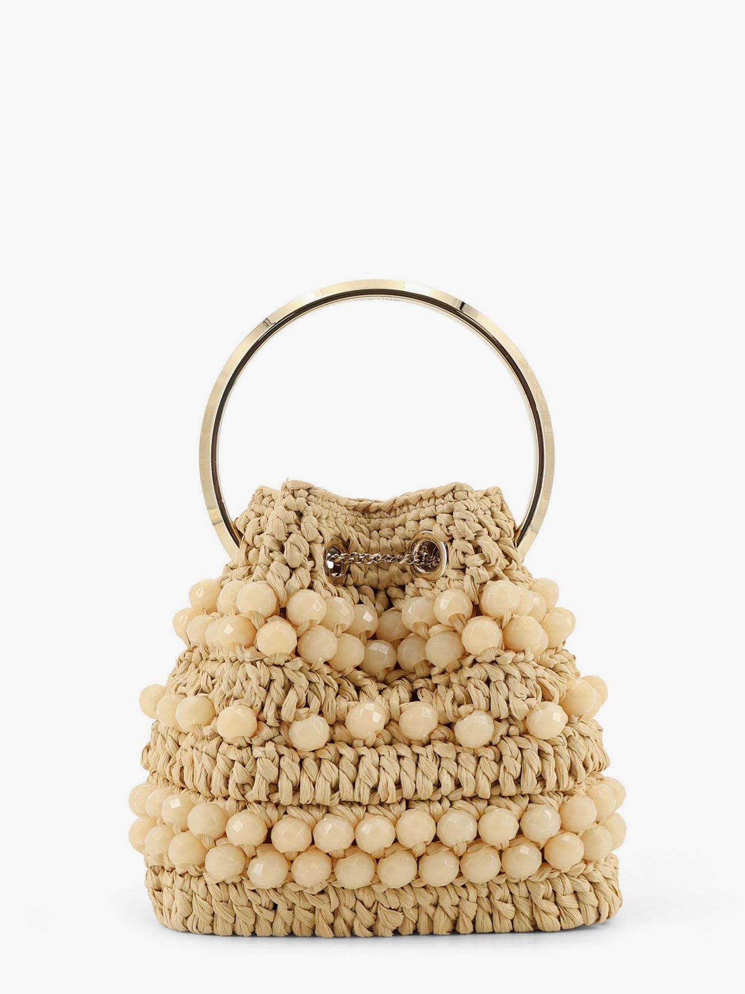 Jimmy Choo Bon Bon Raffia Bucket Bag Size ONE SIZE - 2 Thumbnail