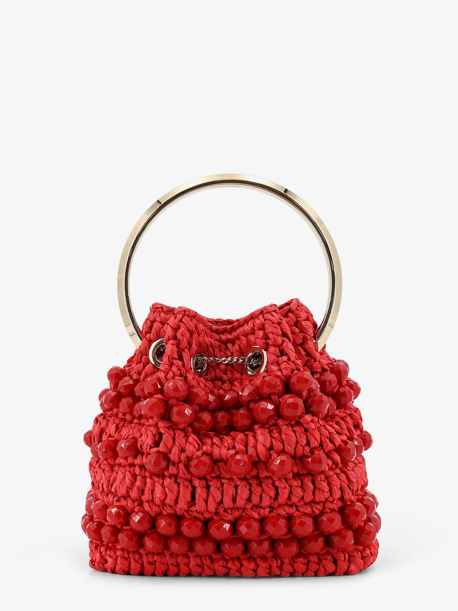 Jimmy Choo Bon Bon Raffia Bucket Bag Size ONE SIZE - 2 Thumbnail