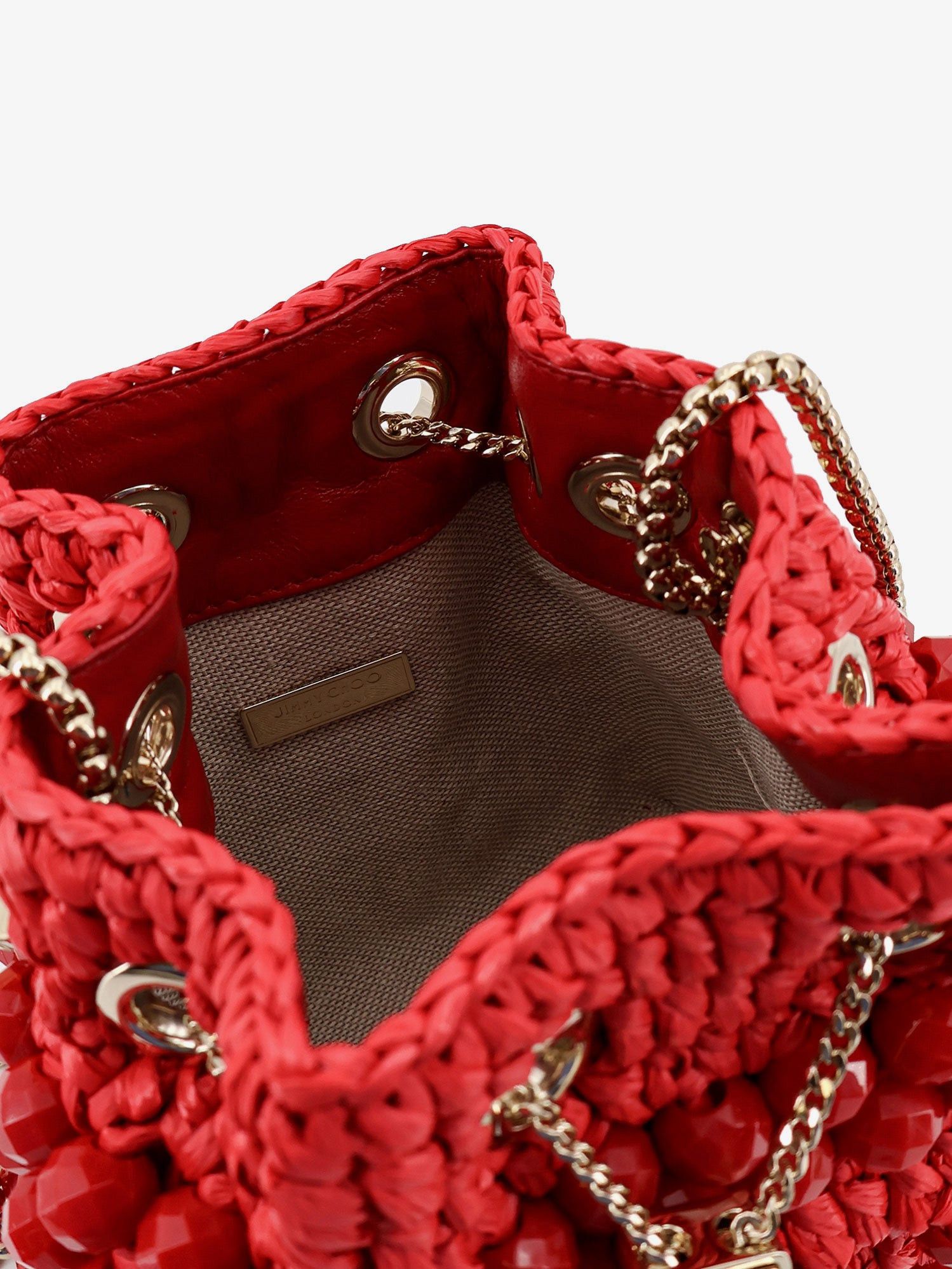 Jimmy Choo Bon Bon Raffia Bucket Bag Size ONE SIZE - 4 Thumbnail