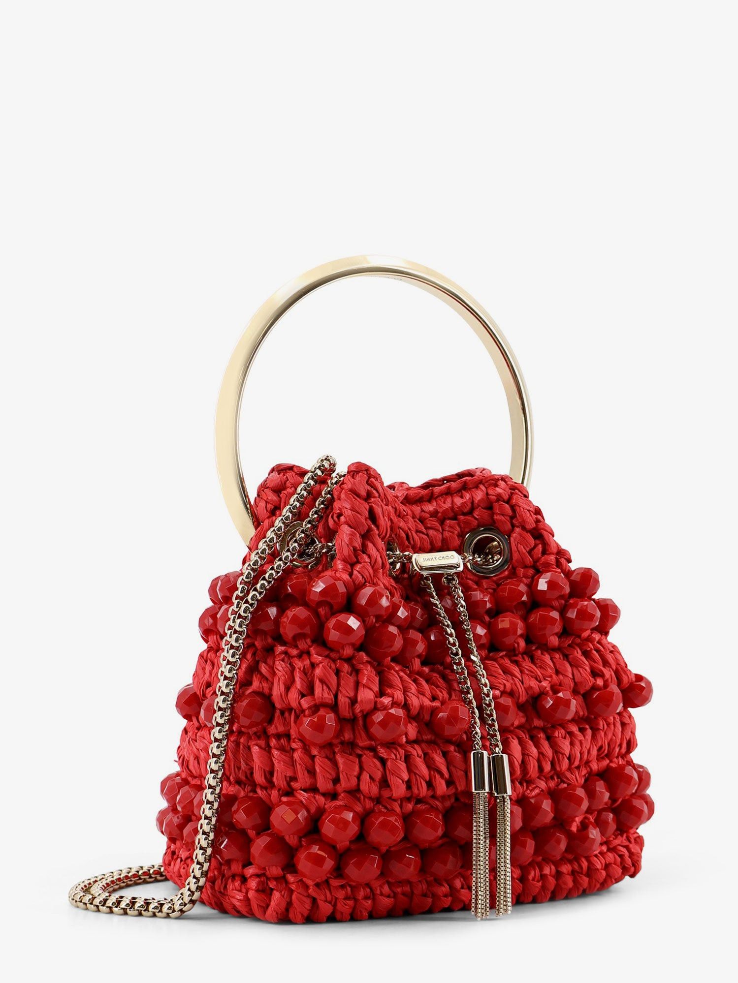 Jimmy Choo Bon Bon Raffia Bucket Bag Size ONE SIZE - 3 Thumbnail