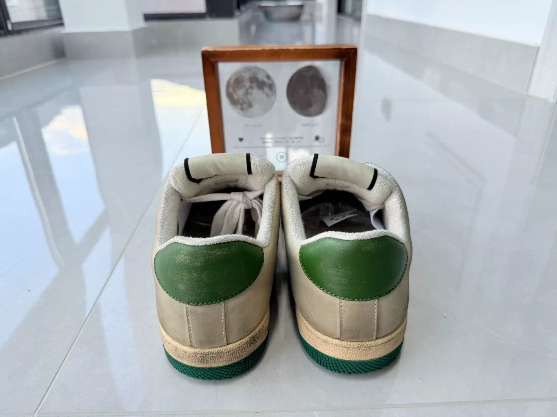 Gucci Gucci Distressed Green Lowtop Sneakers 10 Men Size US 10 / EU 43 - 5 Thumbnail