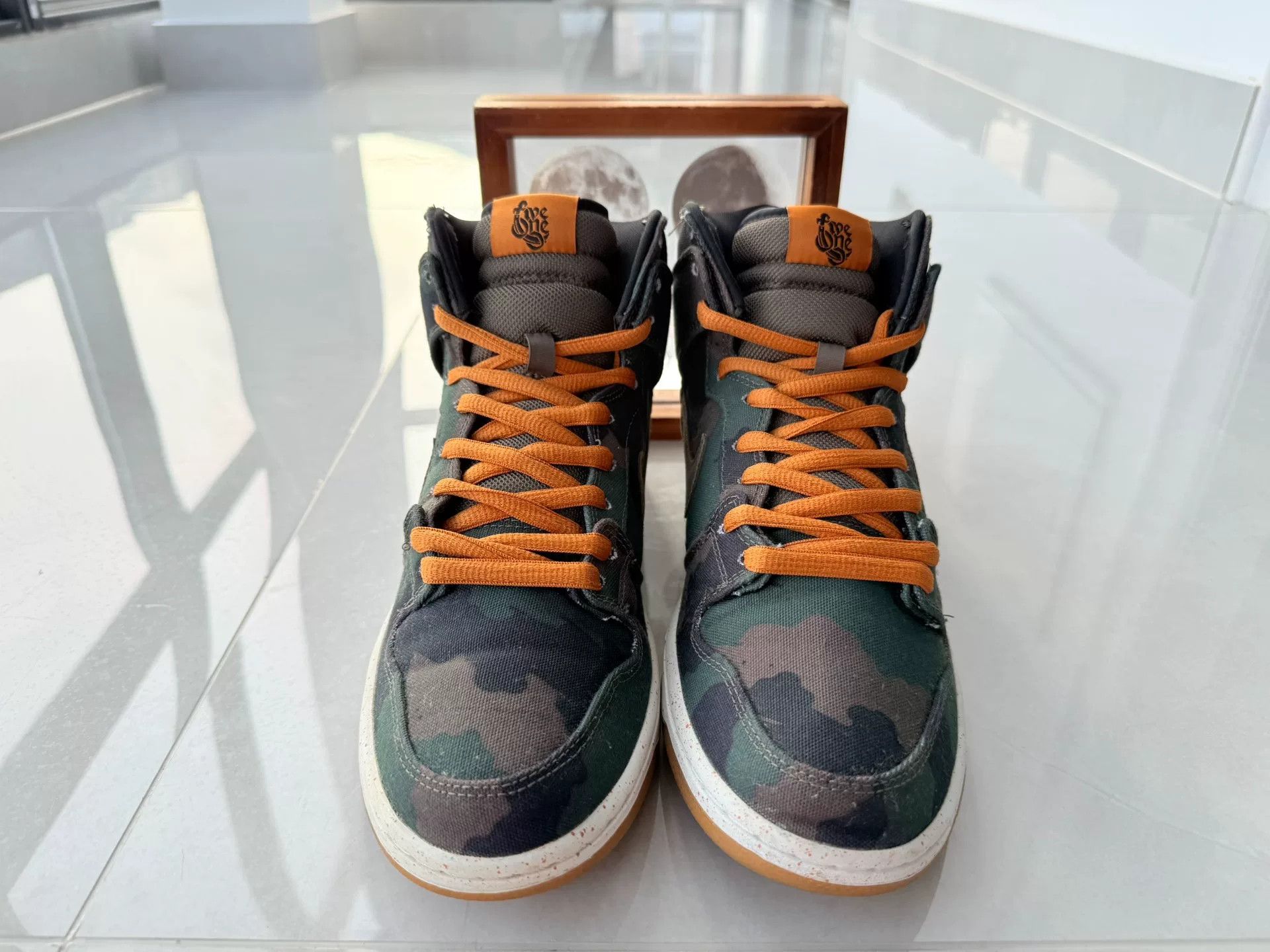Nike Nike Camo Green Lowtop Sneakers 11 Men Size US 11 / EU 44 - 4 Thumbnail