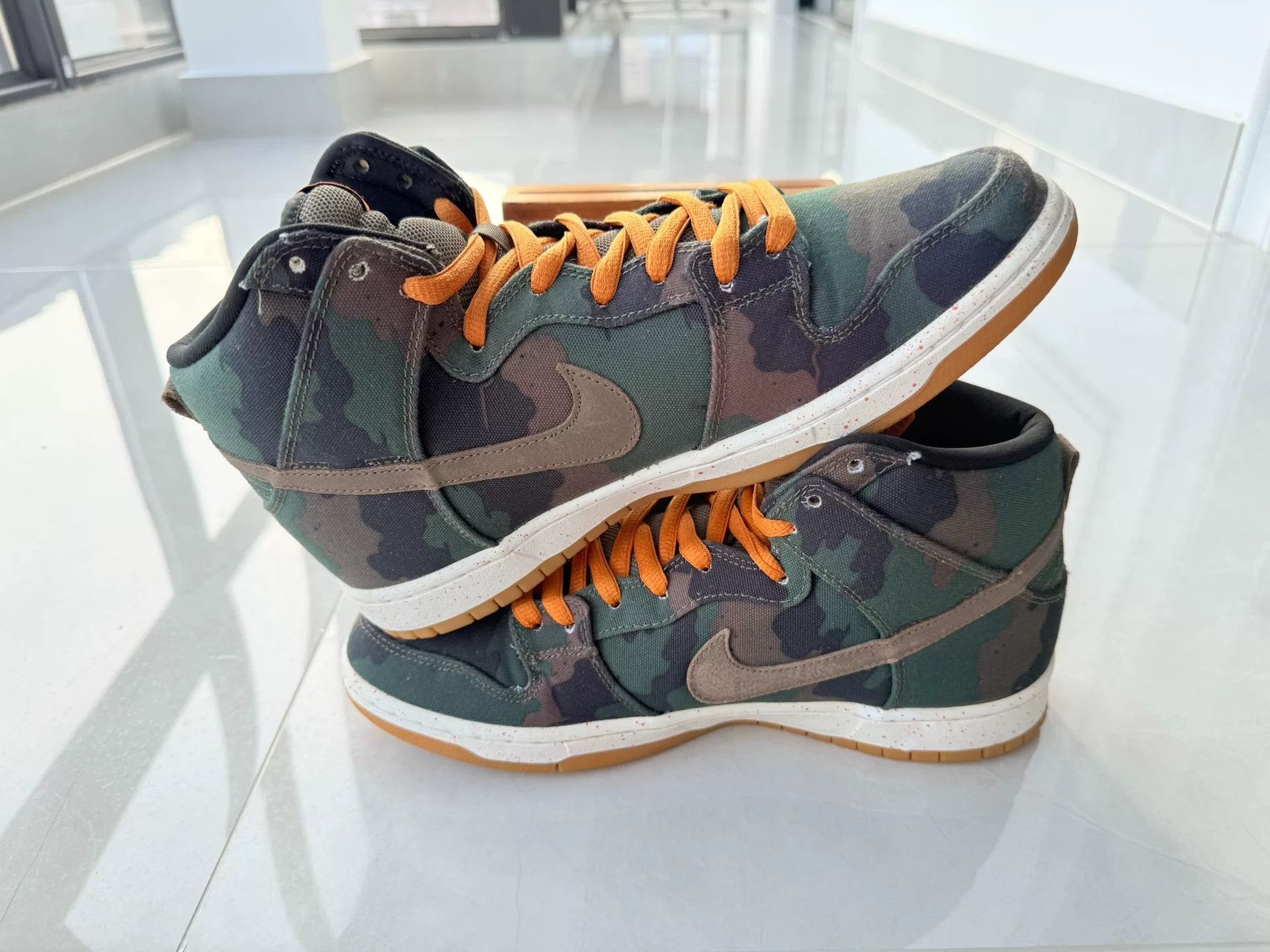 Nike Nike Camo Green Lowtop Sneakers 11 Men Size US 11 / EU 44 - 3 Thumbnail