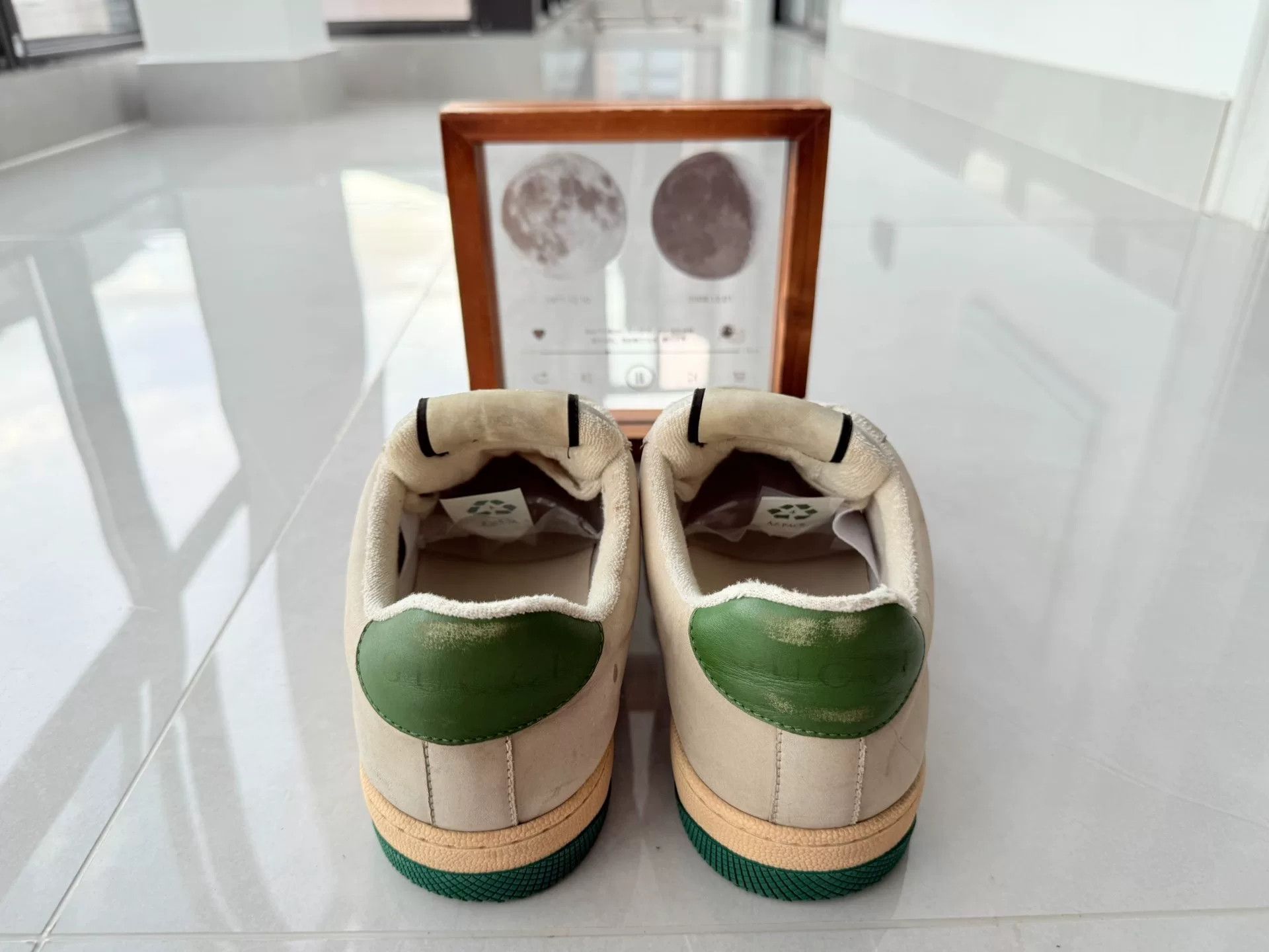 Gucci Gucci Distressed Green Lowtop Sneakers 10 Men Size US 10 / EU 43 - 5 Thumbnail