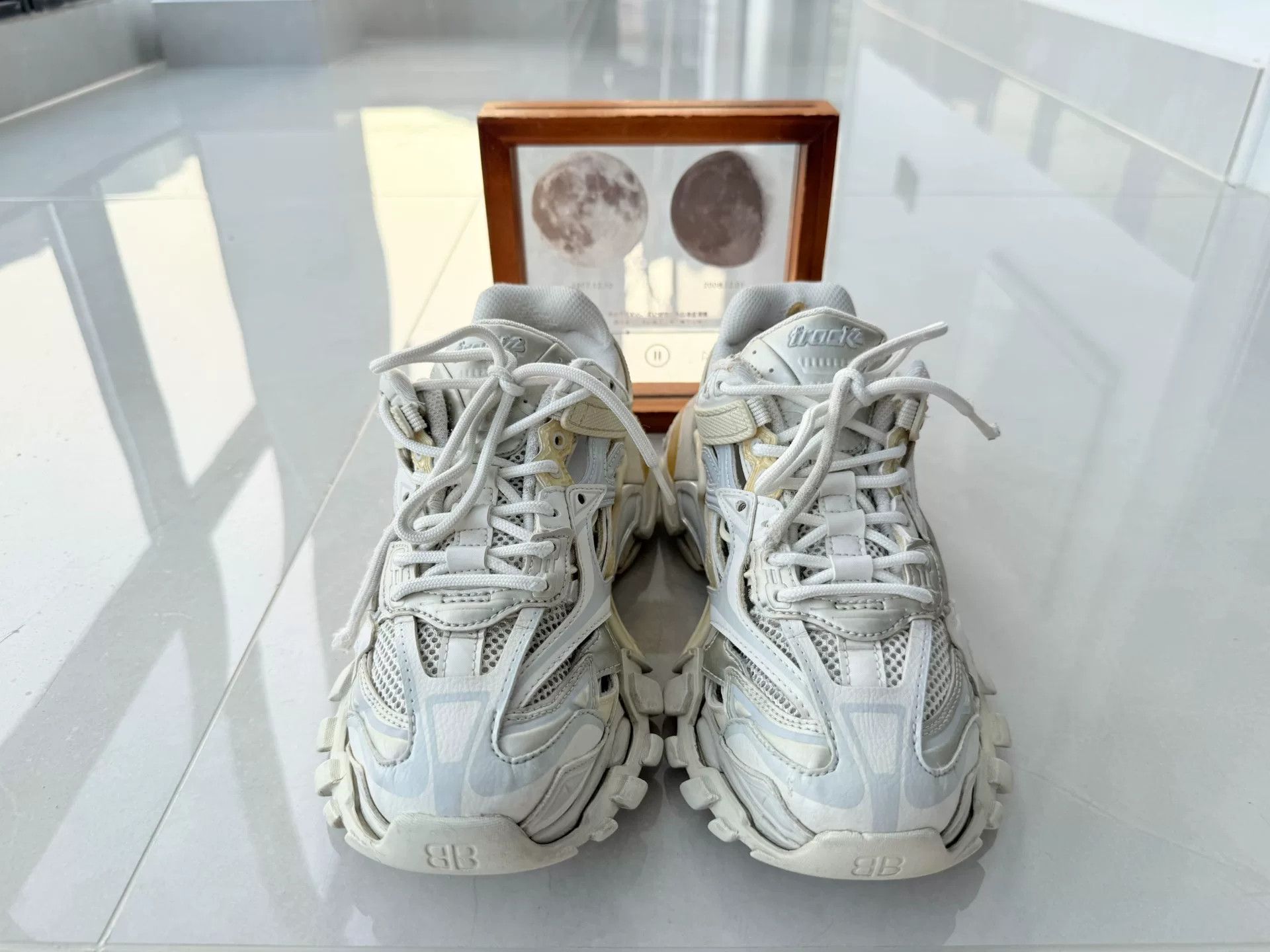 Balenciaga Balenciaga White Lowtop Sneakers it_38 Women Size US 8 / IT 38 - 4 Thumbnail