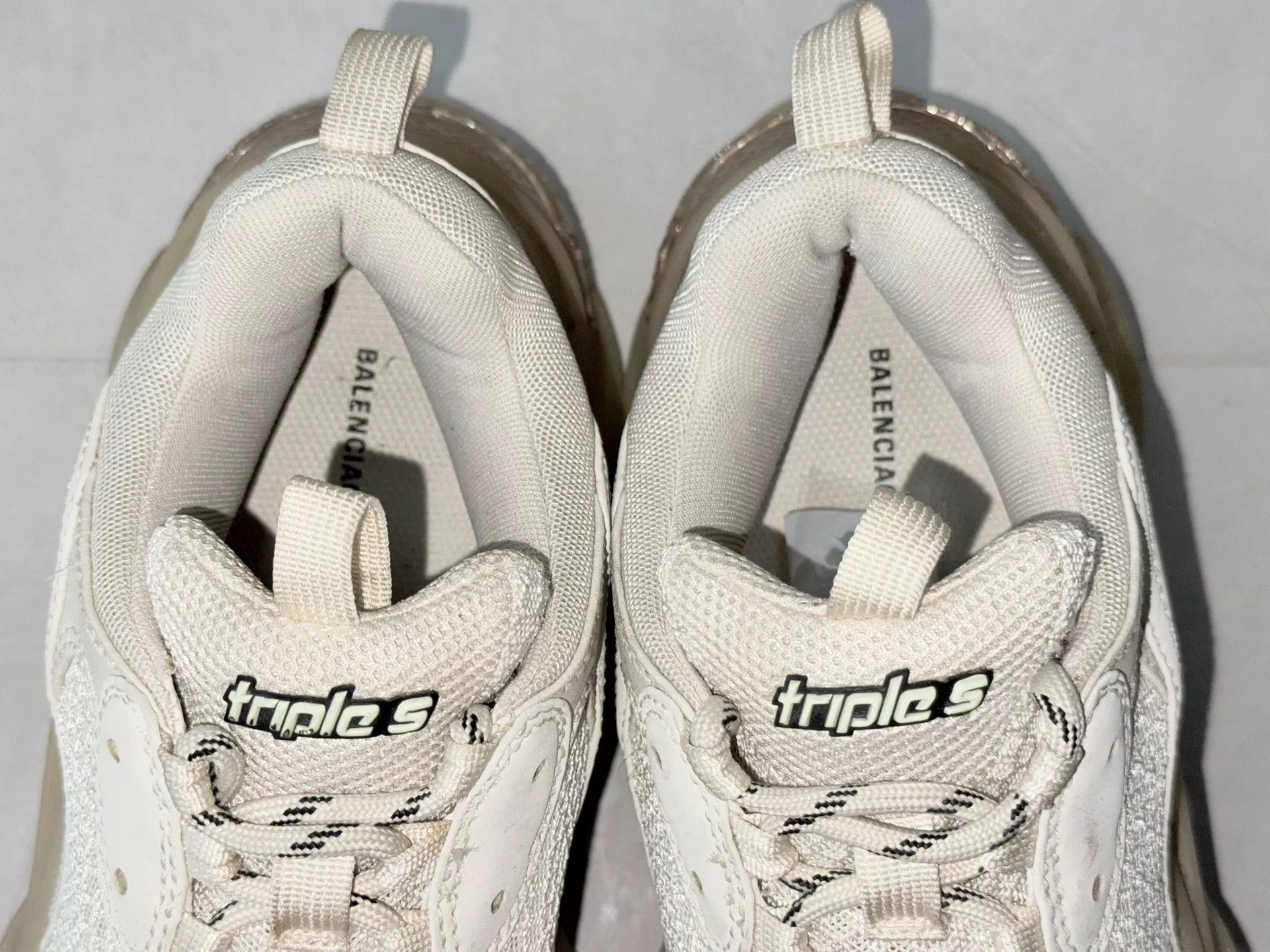 Balenciaga Balenciaga White Lowtop Sneakers 7 Men Size US 7 / EU 40 - 9 Thumbnail