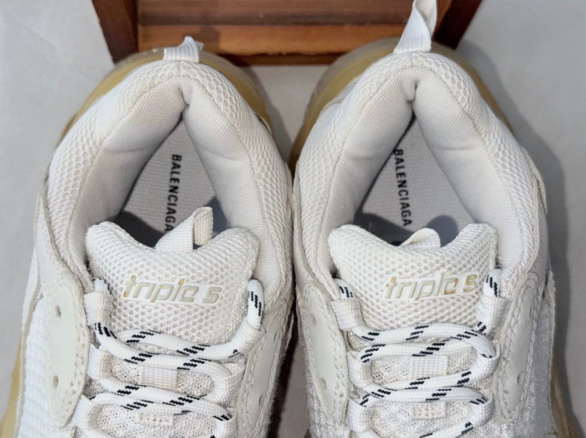 Balenciaga Balenciaga White Lowtop Sneakers it_40 Women Size US 10 / IT 40 - 6 Thumbnail
