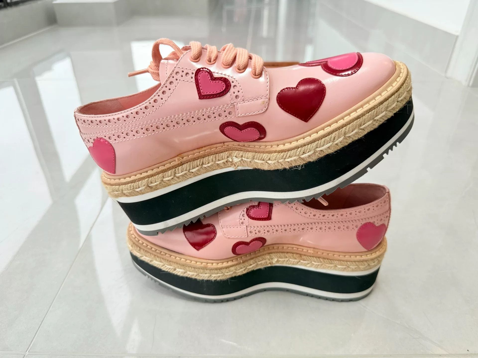 Prada Prada Pink Lowtop Sneakers it_36 Women Size US 6 / IT 36 - 3 Thumbnail
