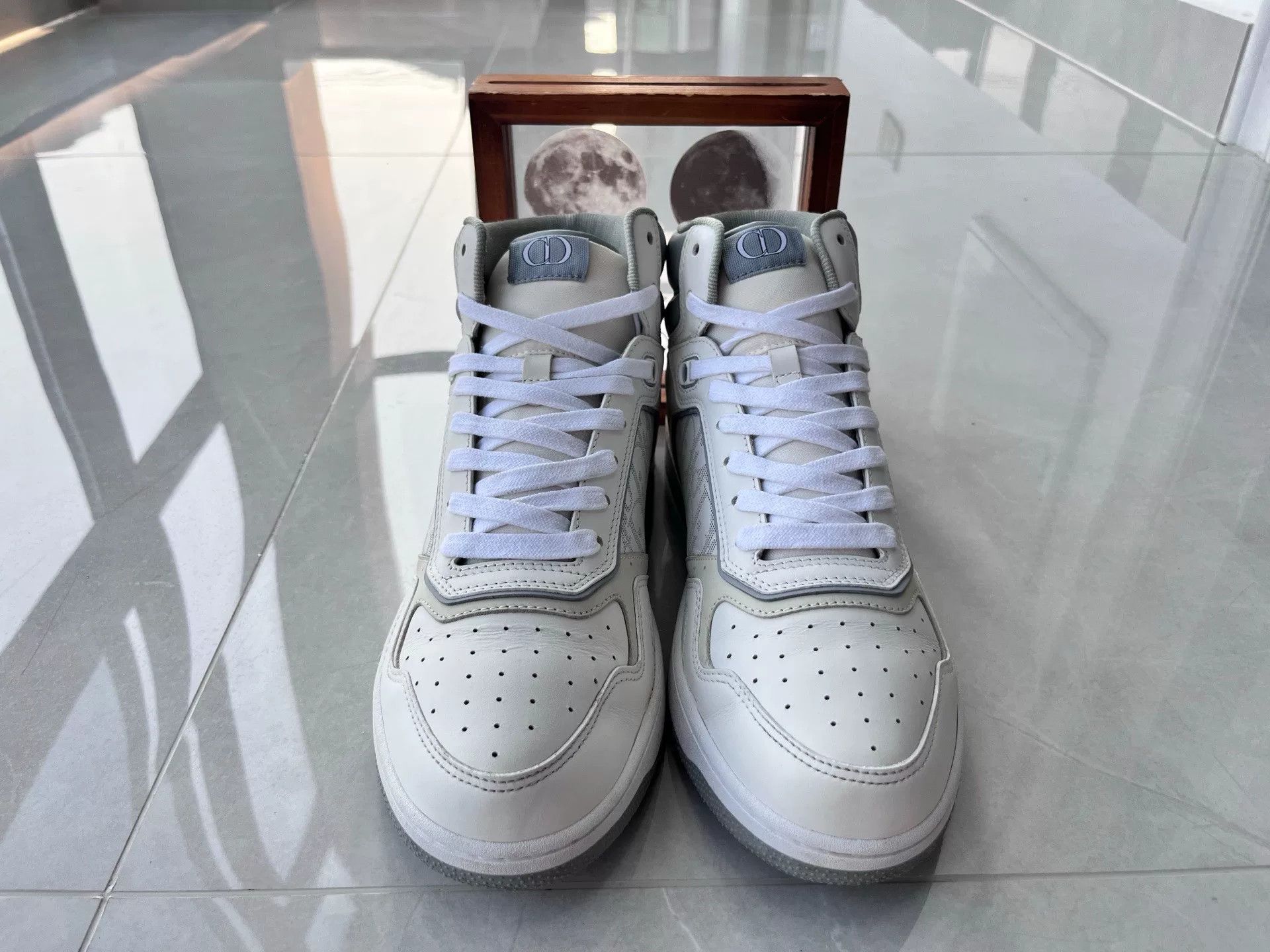 Dior Dior Retro White Hitop Sneakers 10 Men Size US 10 / EU 43 - 4 Thumbnail