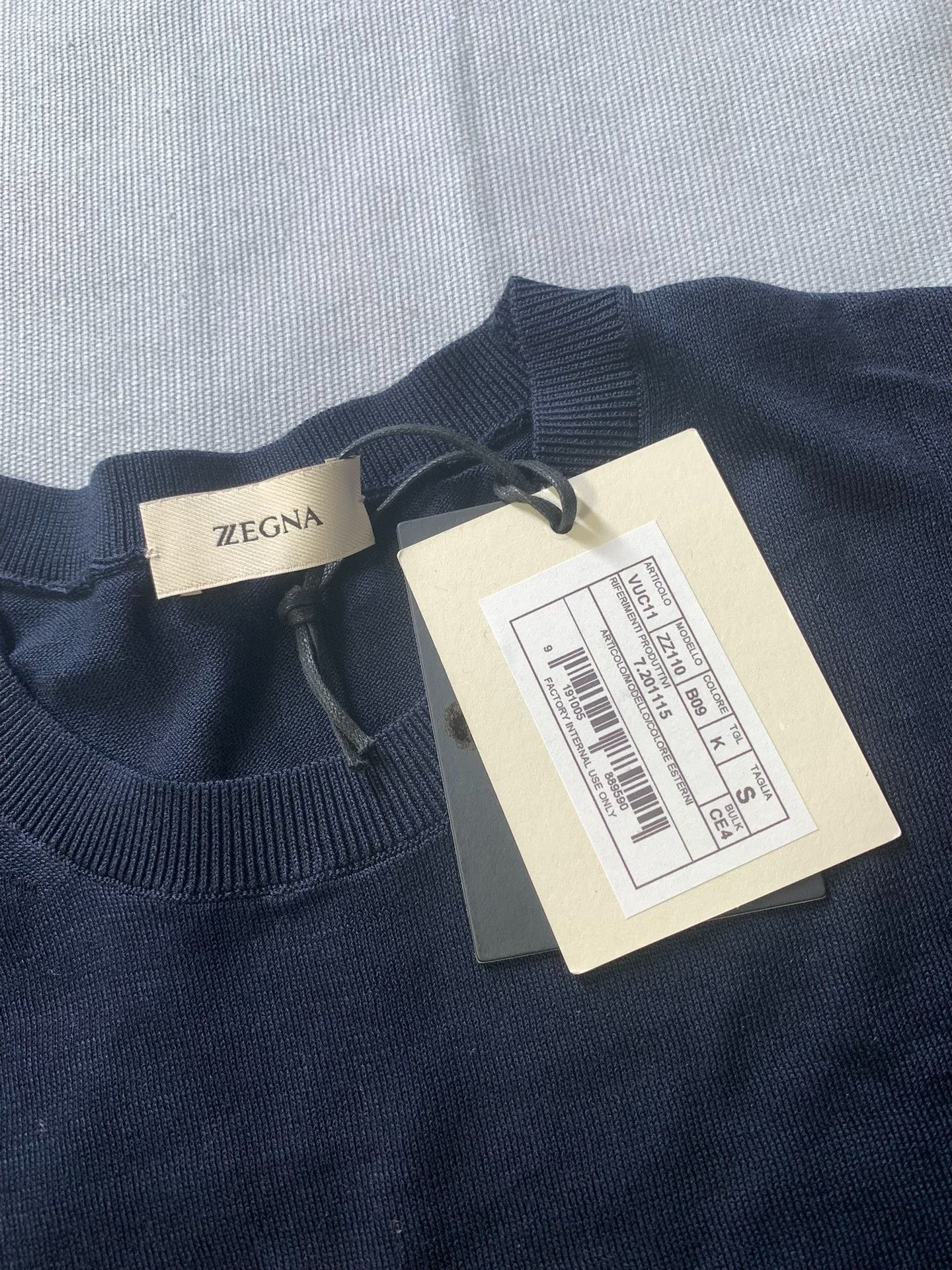 Ermenegildo Zegna Ermenegildo Zegna Cotton Knit Sweater Size US S / EU 44-46 / 1 - 4 Thumbnail