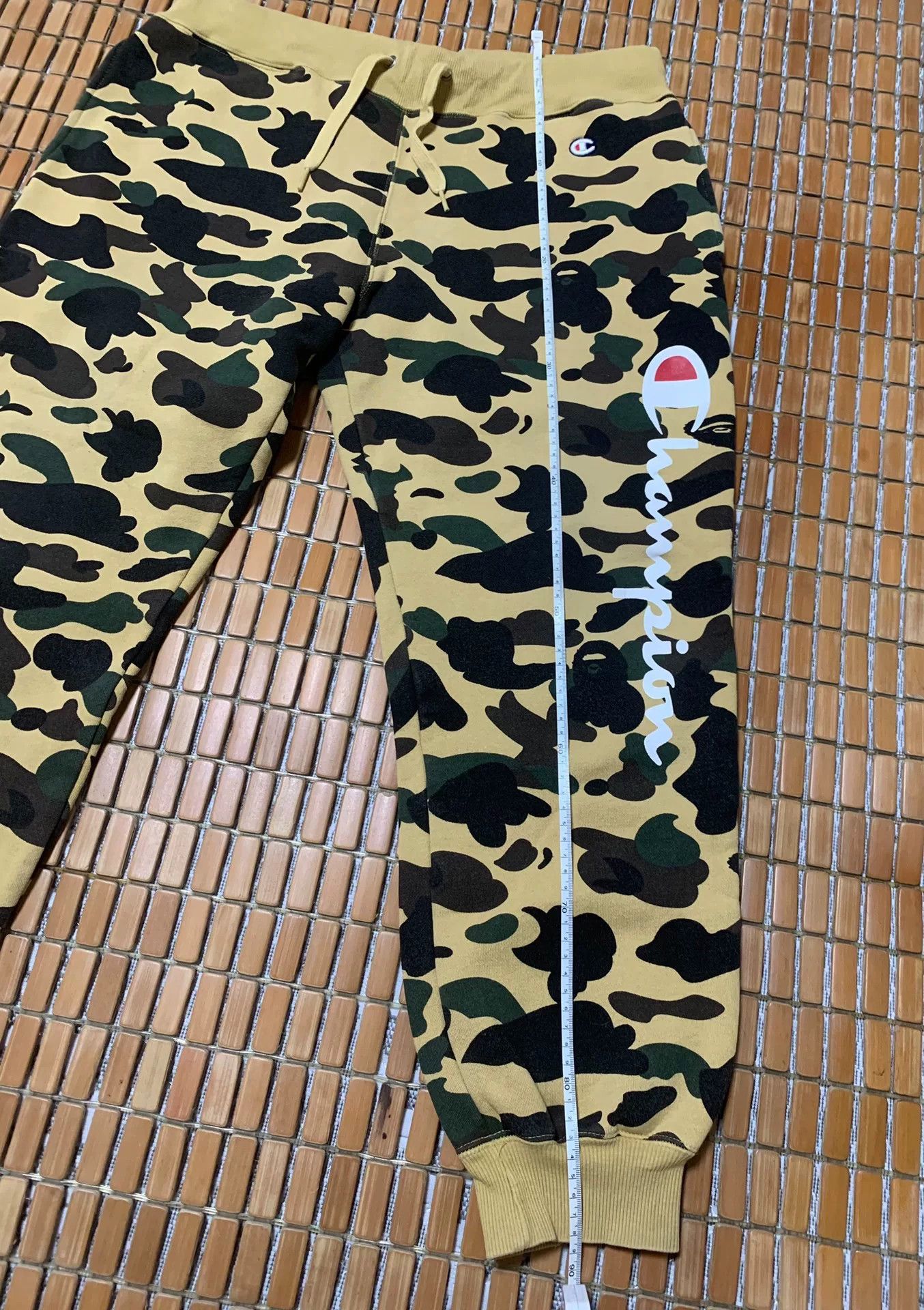 Bape BAPE x Champion Camo Casual Pants Size US 30 / EU 46 - 7 Thumbnail