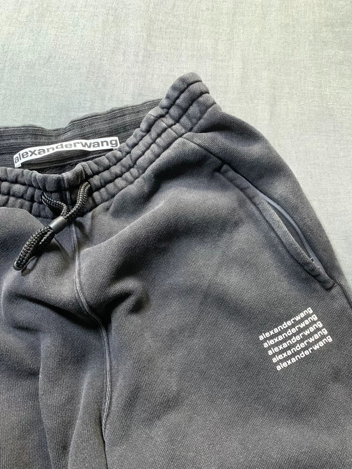 Alexander Wang Alexander Wang Acid-Wash Fleece Jogger Pants Size US 26 / EU 42 - 3 Thumbnail
