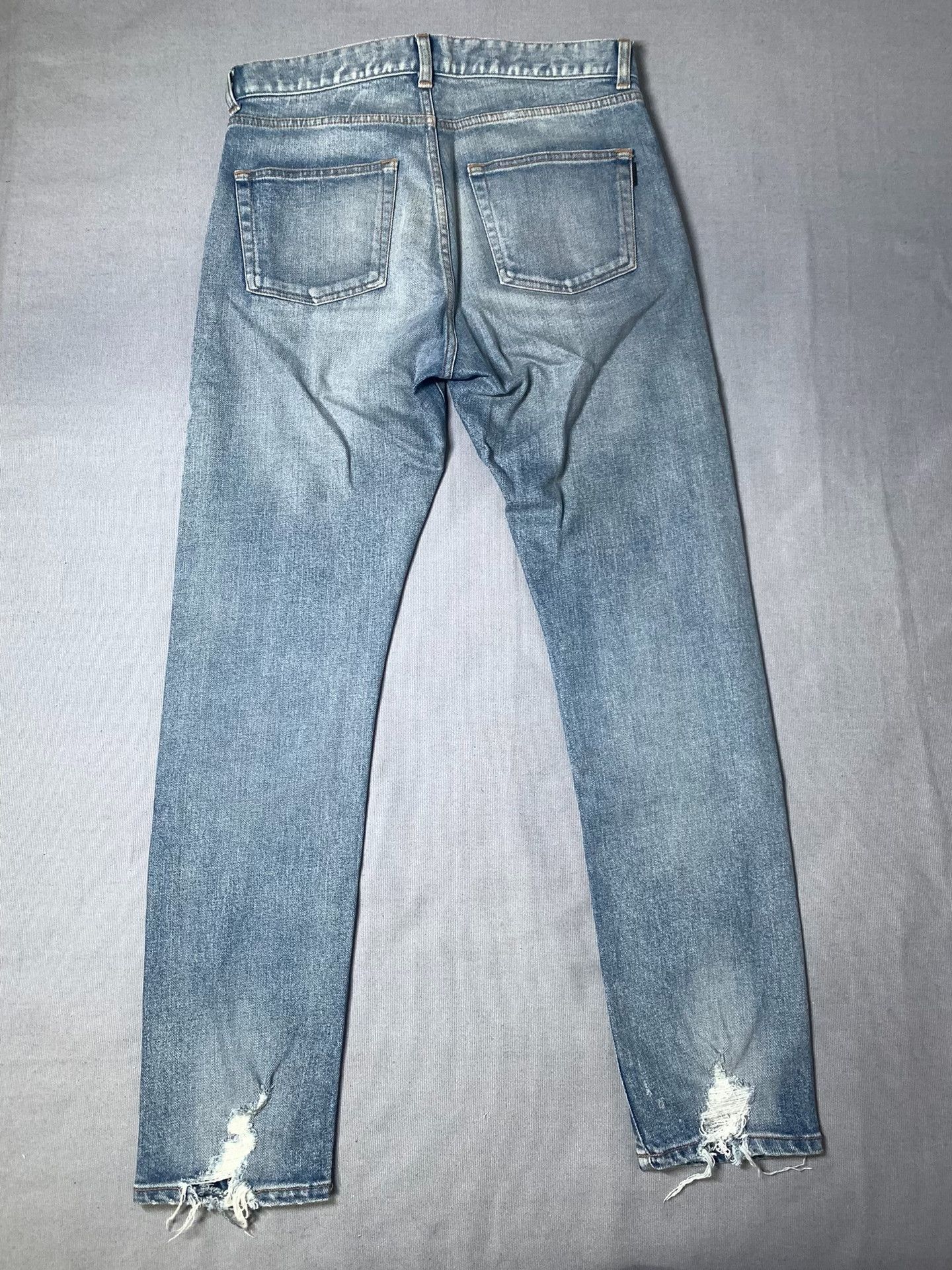 Saint Laurent Paris Saint Laurent Mid-Rise Distressed Jeans Size US 31 - 3 Thumbnail