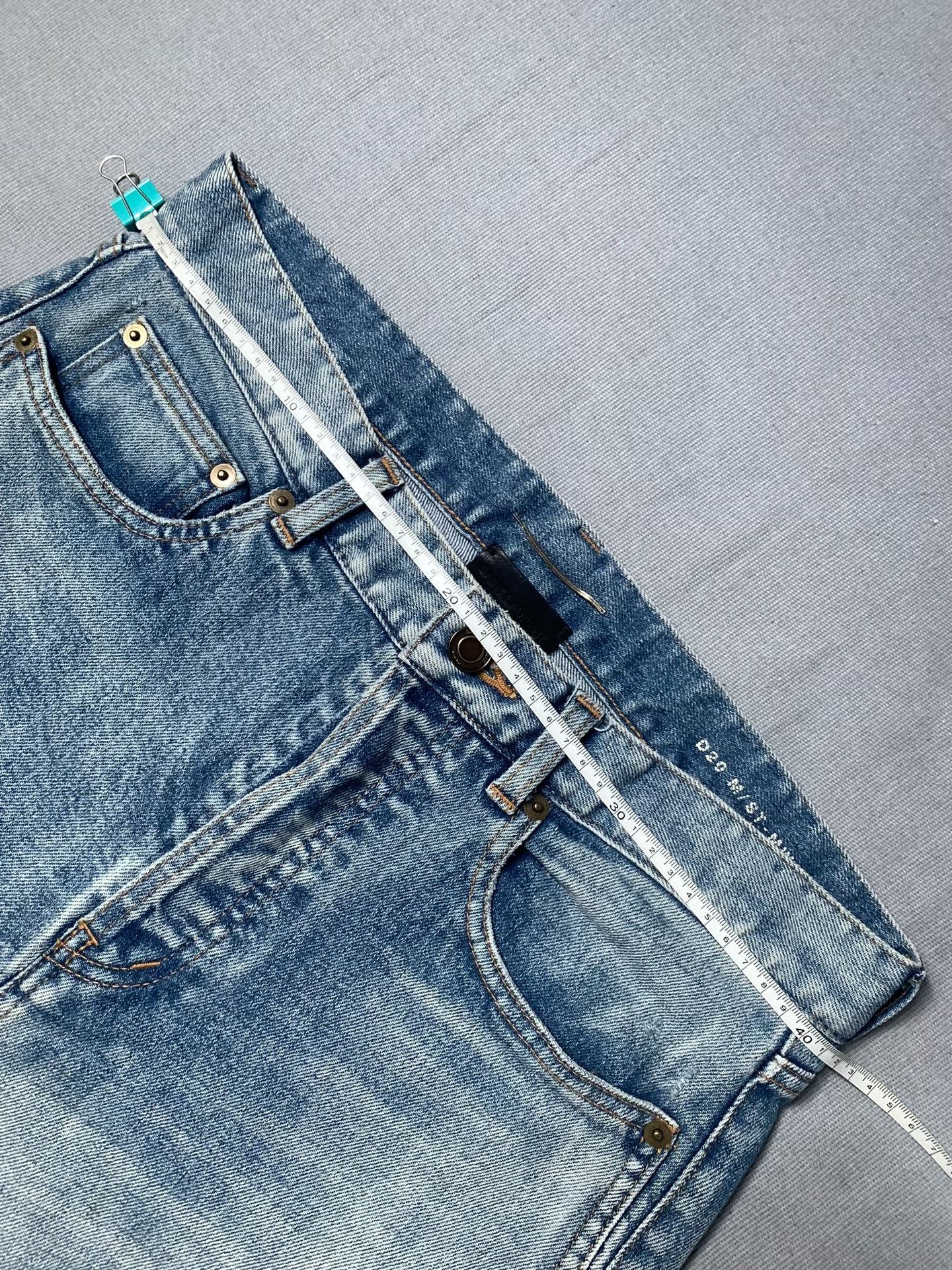 Saint Laurent Paris Saint Laurent Mid-Rise Distressed Jeans Size US 31 - 7 Thumbnail