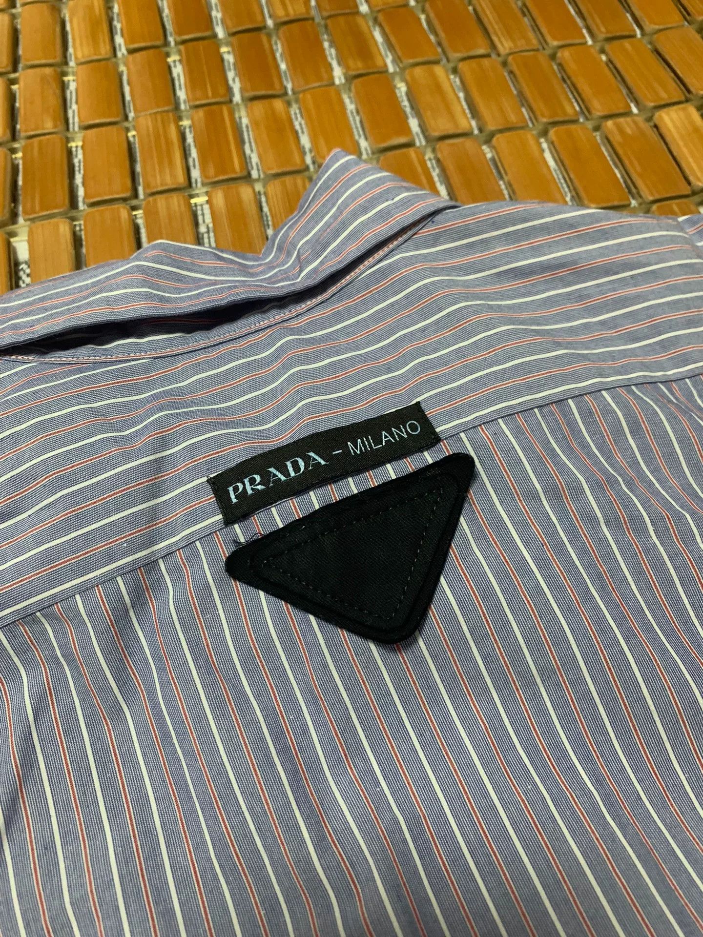 Prada Prada Striped Ribbon Shirt Size XS / US 0-2 / IT 36-38 - 4 Thumbnail
