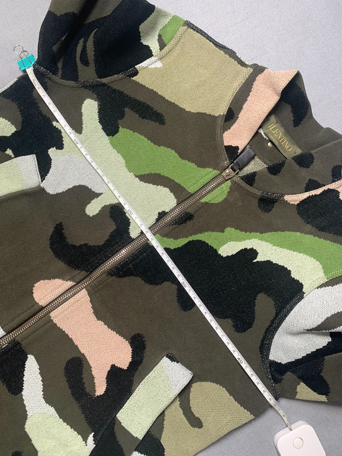 Valentino Valentino Camo Knit Short Jacket Size US S / EU 44-46 / 1 - 7 Thumbnail