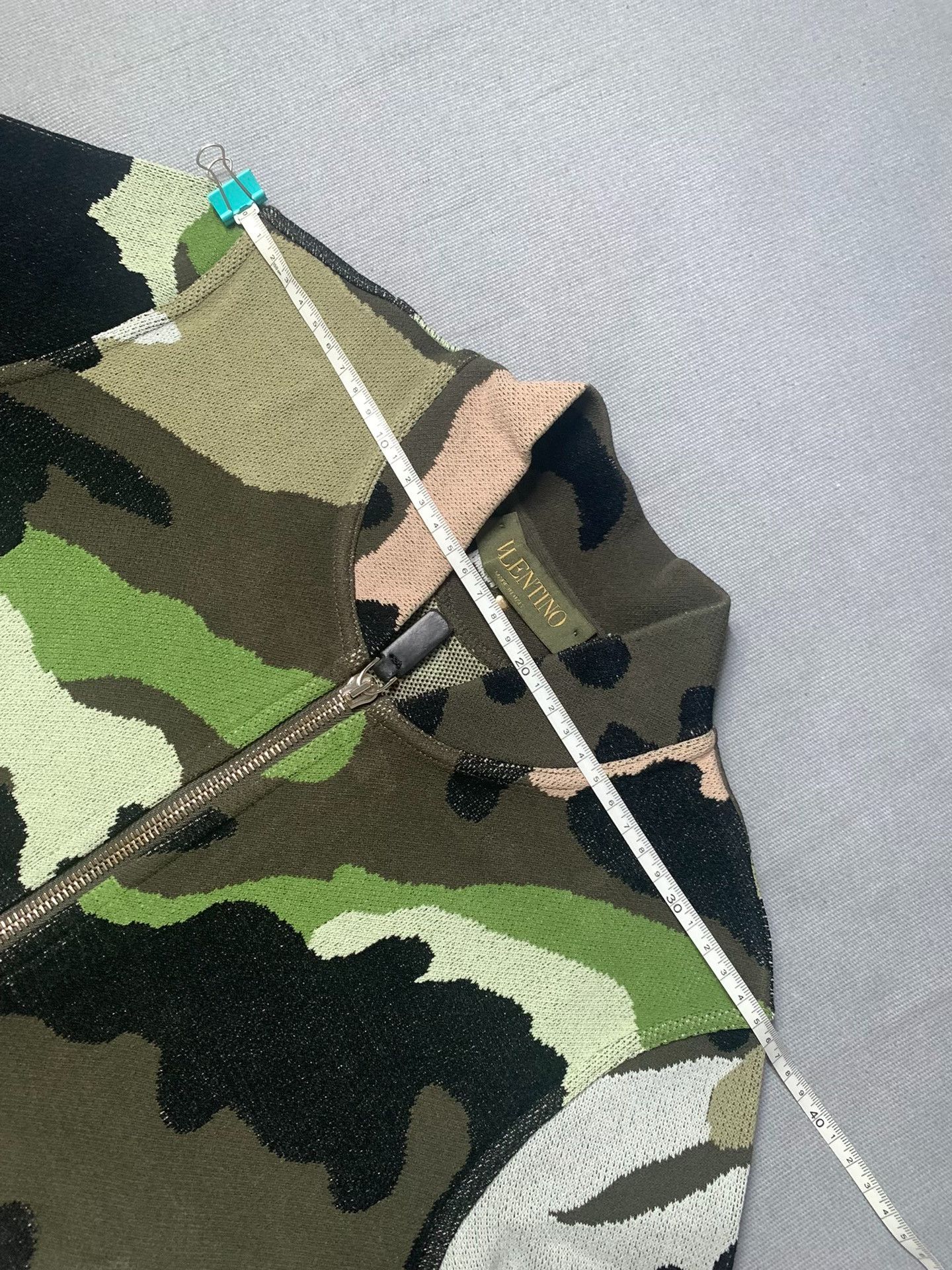 Valentino Valentino Camo Knit Short Jacket Size US S / EU 44-46 / 1 - 8 Thumbnail